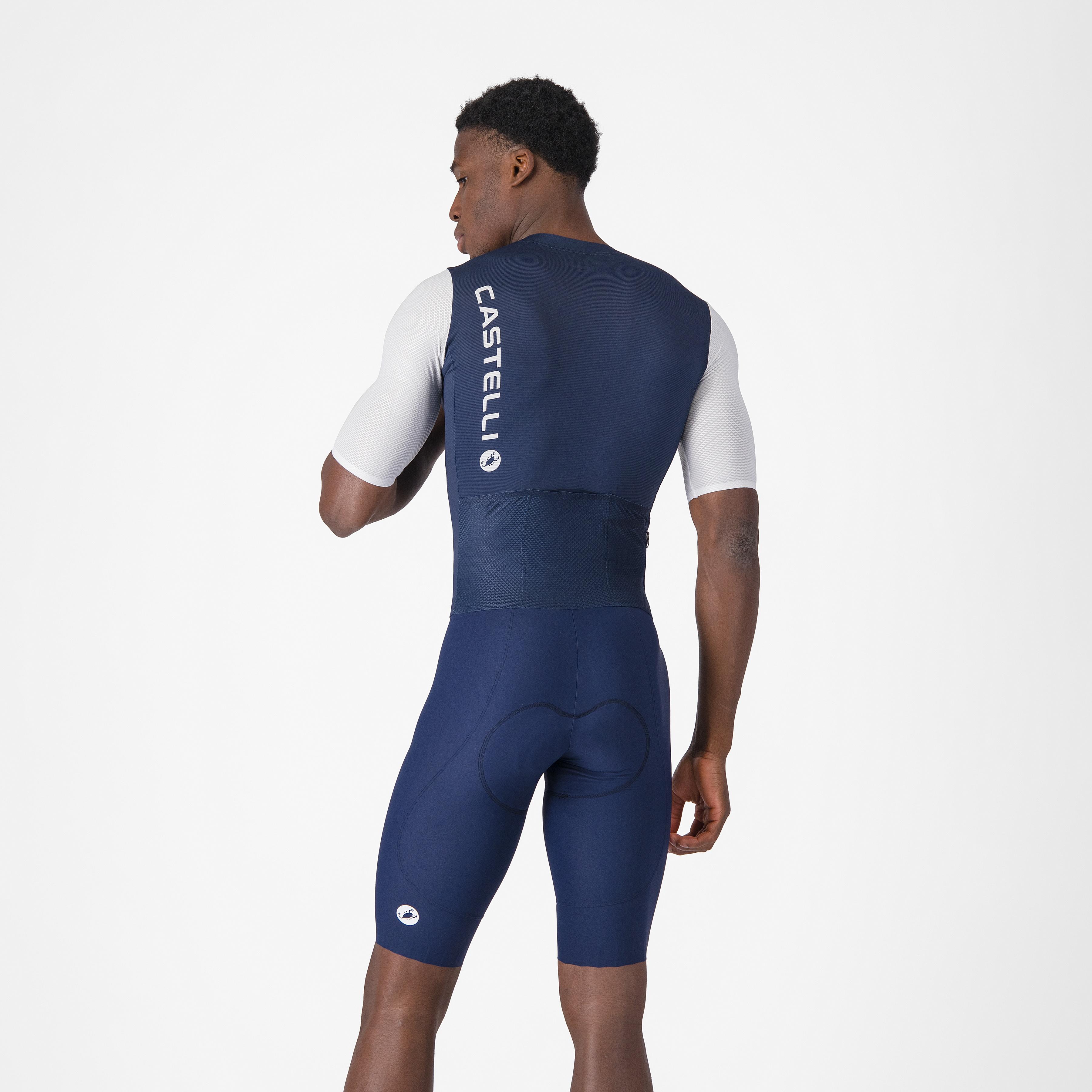 Saturday morning skinsuit - belgian blue/white - castelli