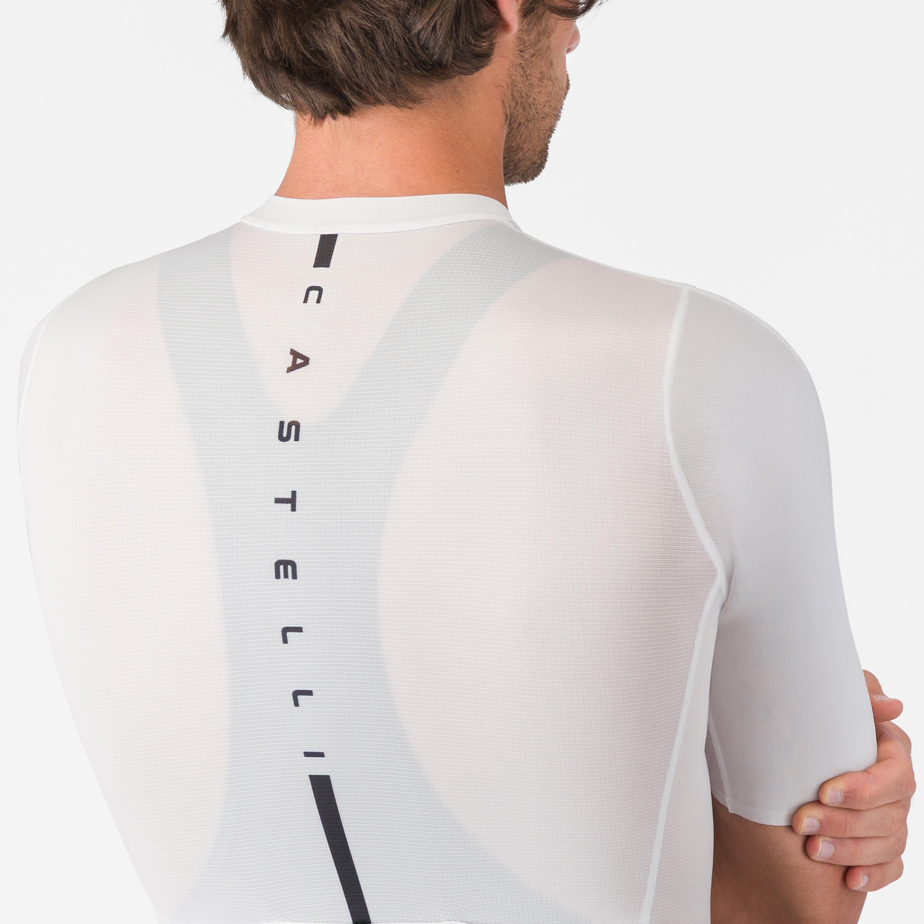 Drittone logo jersey - white/black - castelli