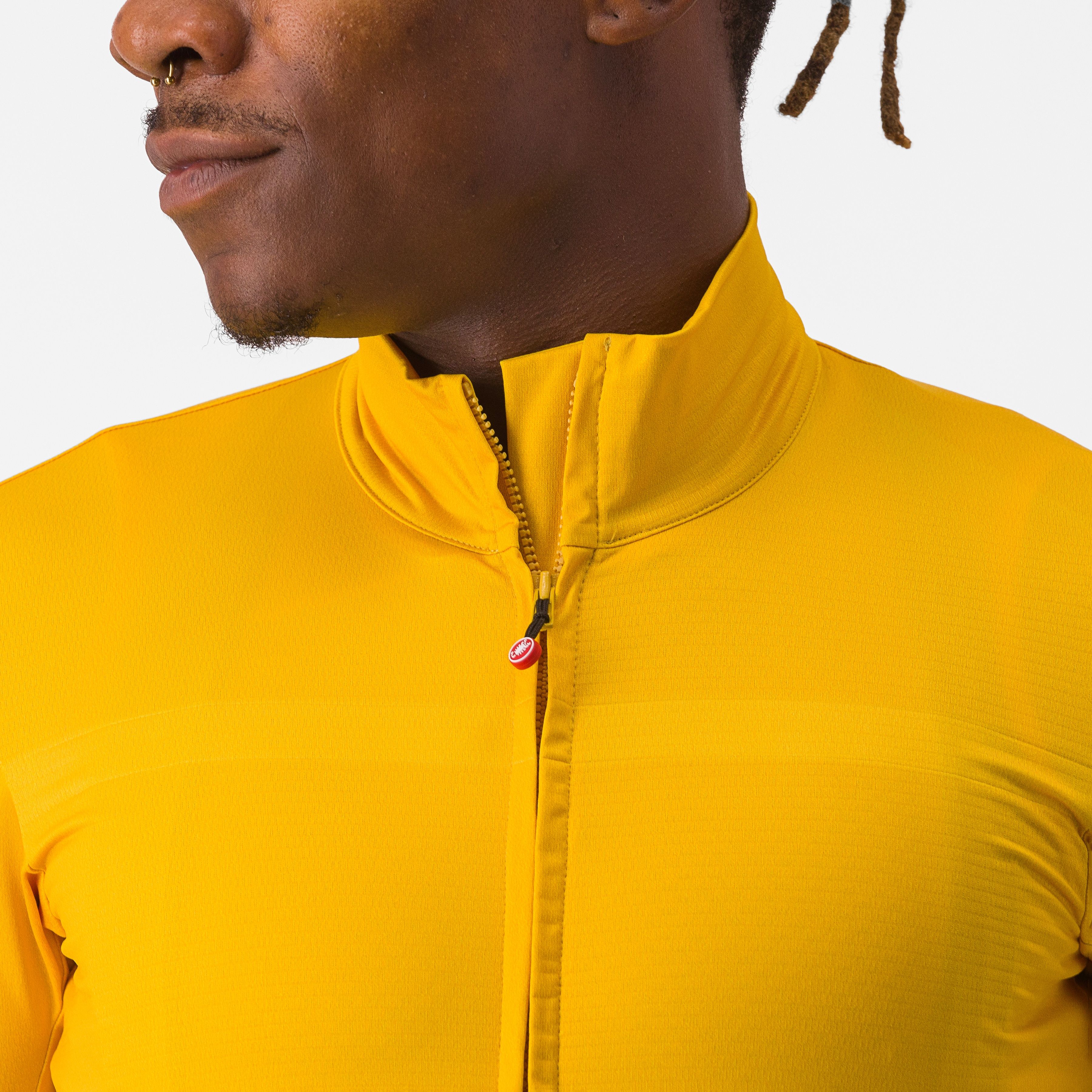 Pro thermal mid ss jersey - goldenrod - castelli
