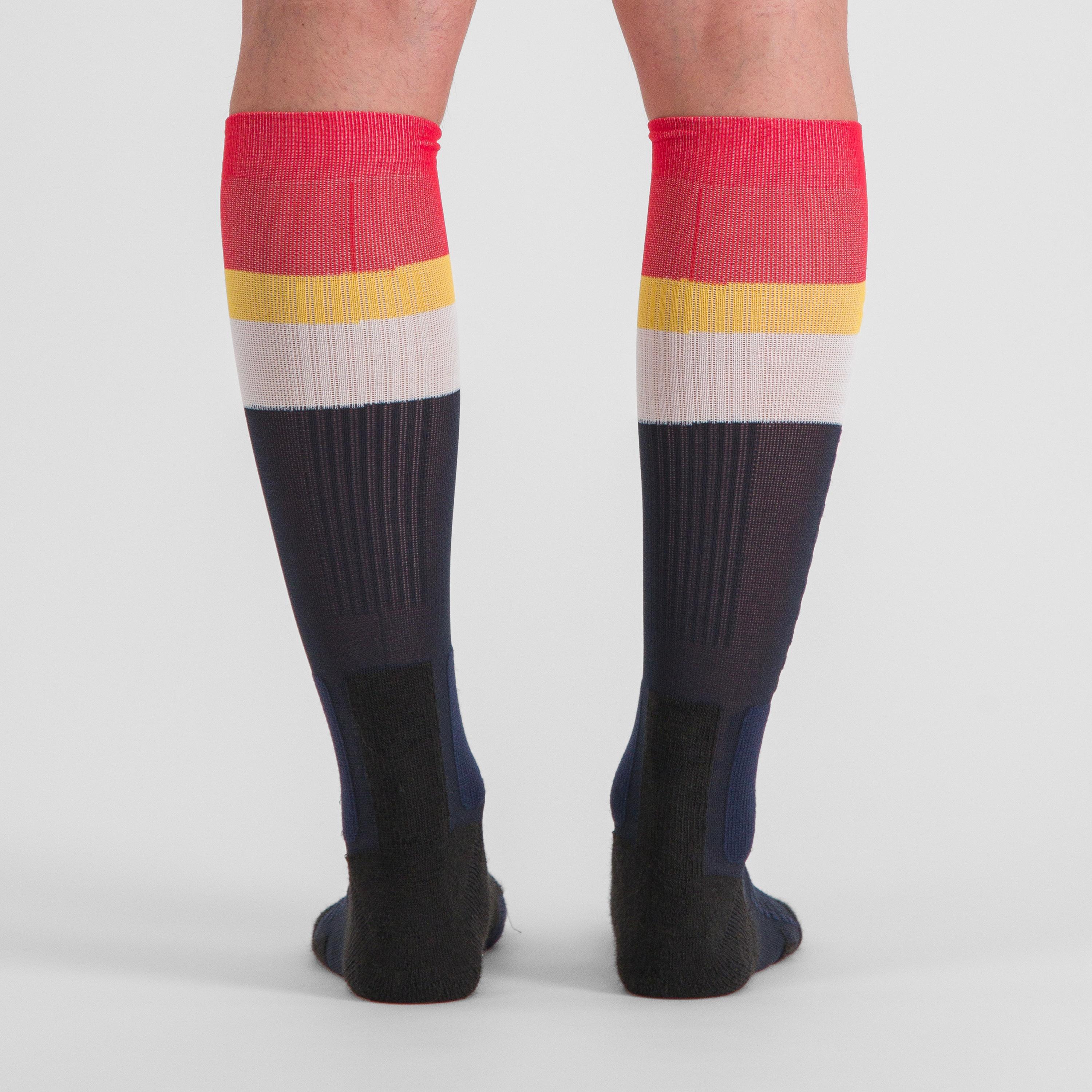 Anima apex long socks - galaxy blue/red - sportful