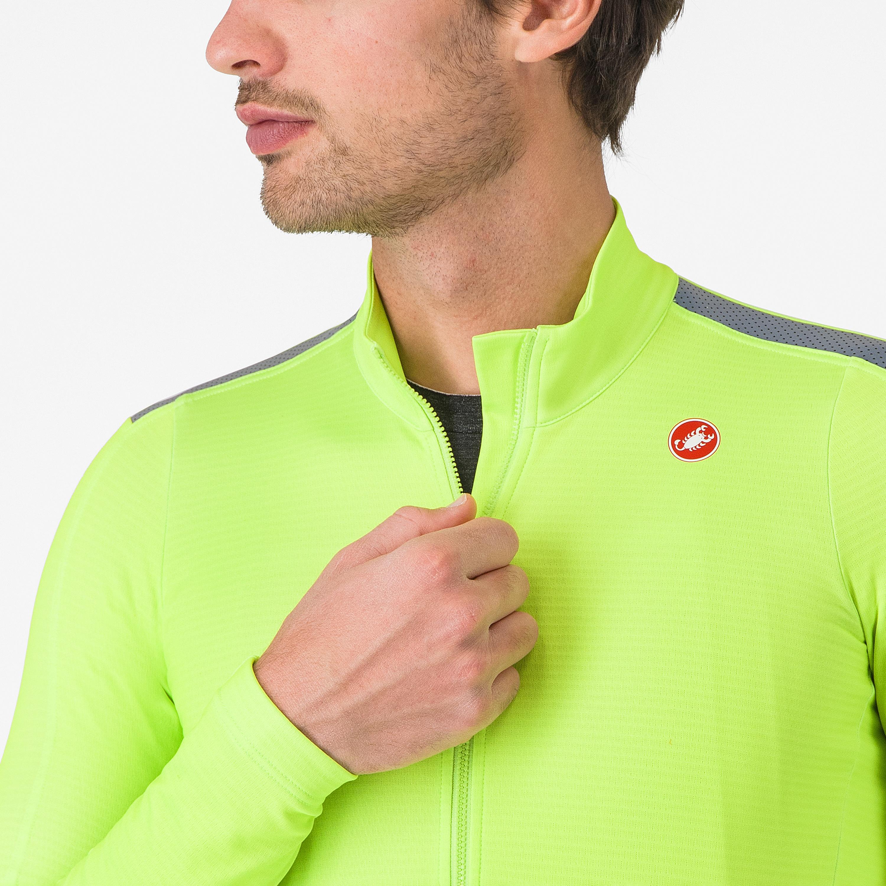 Puro 4 jersey - electric lime - castelli