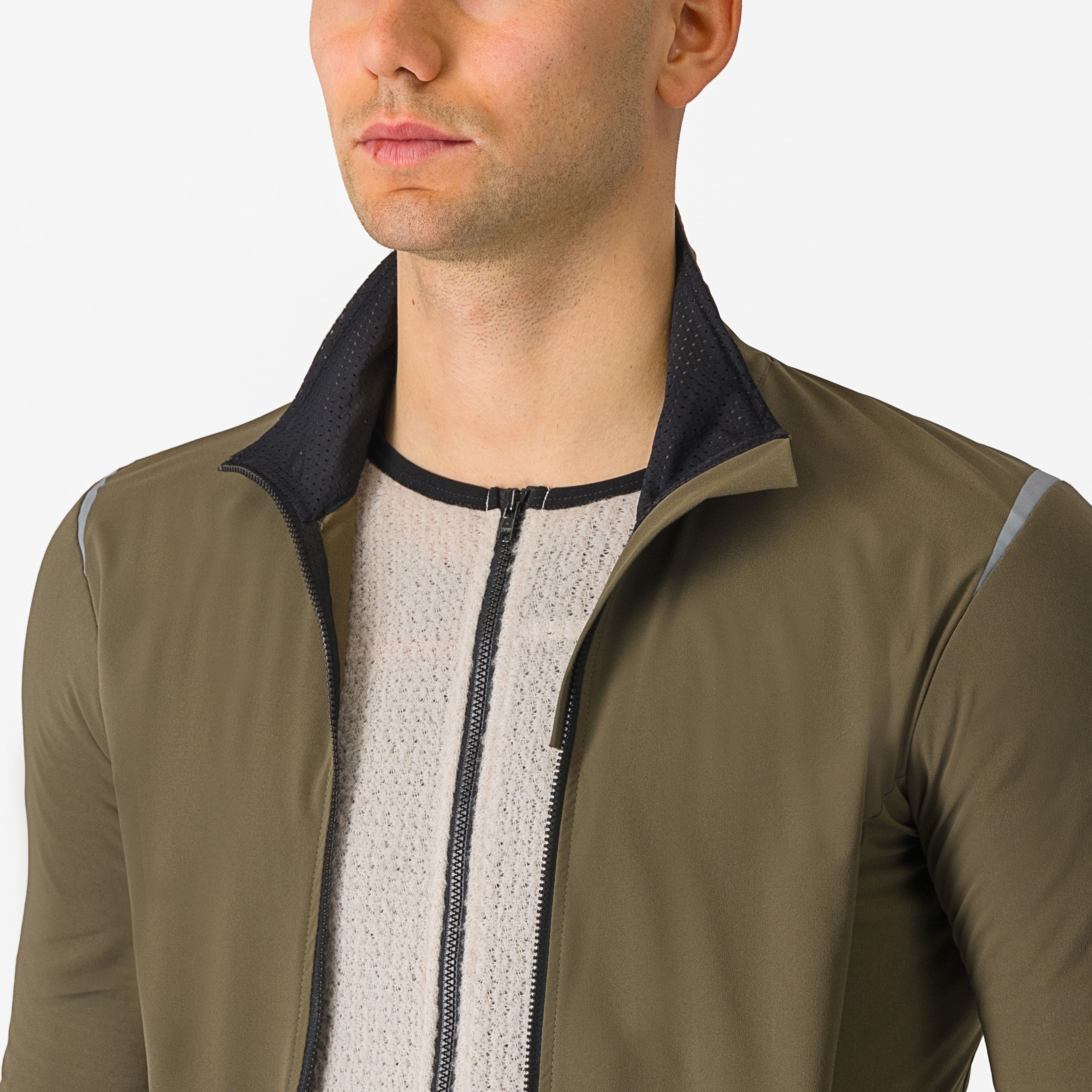 Alpha flight ros jacket - tarmac/clay-silver gray - castelli
