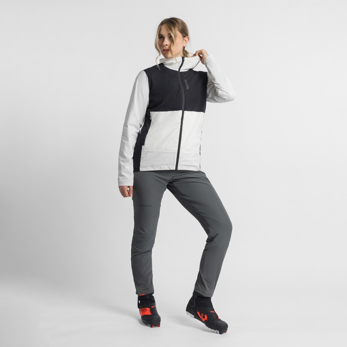 Cardio insulated w jacket - white black - sportful