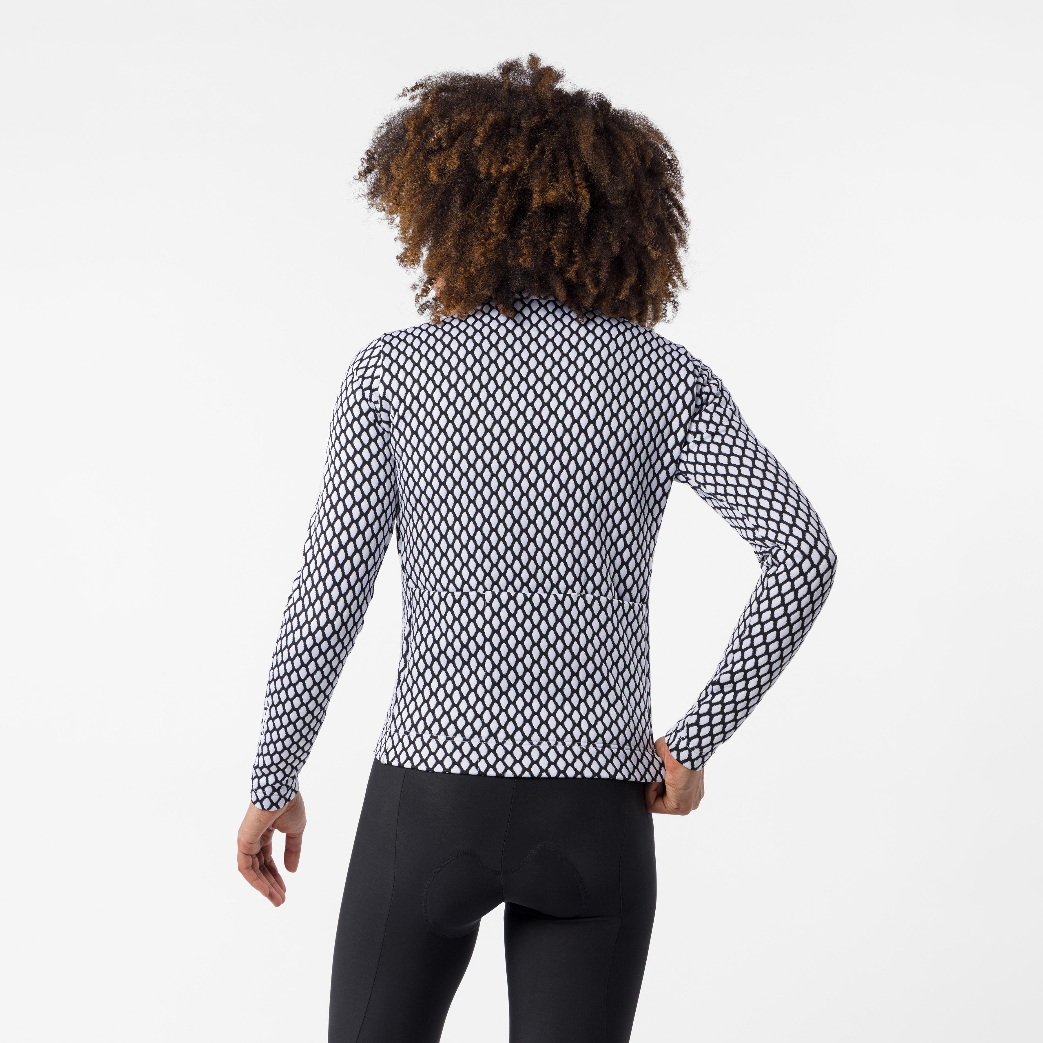 Ventra thermal jersey - black/white - castelli