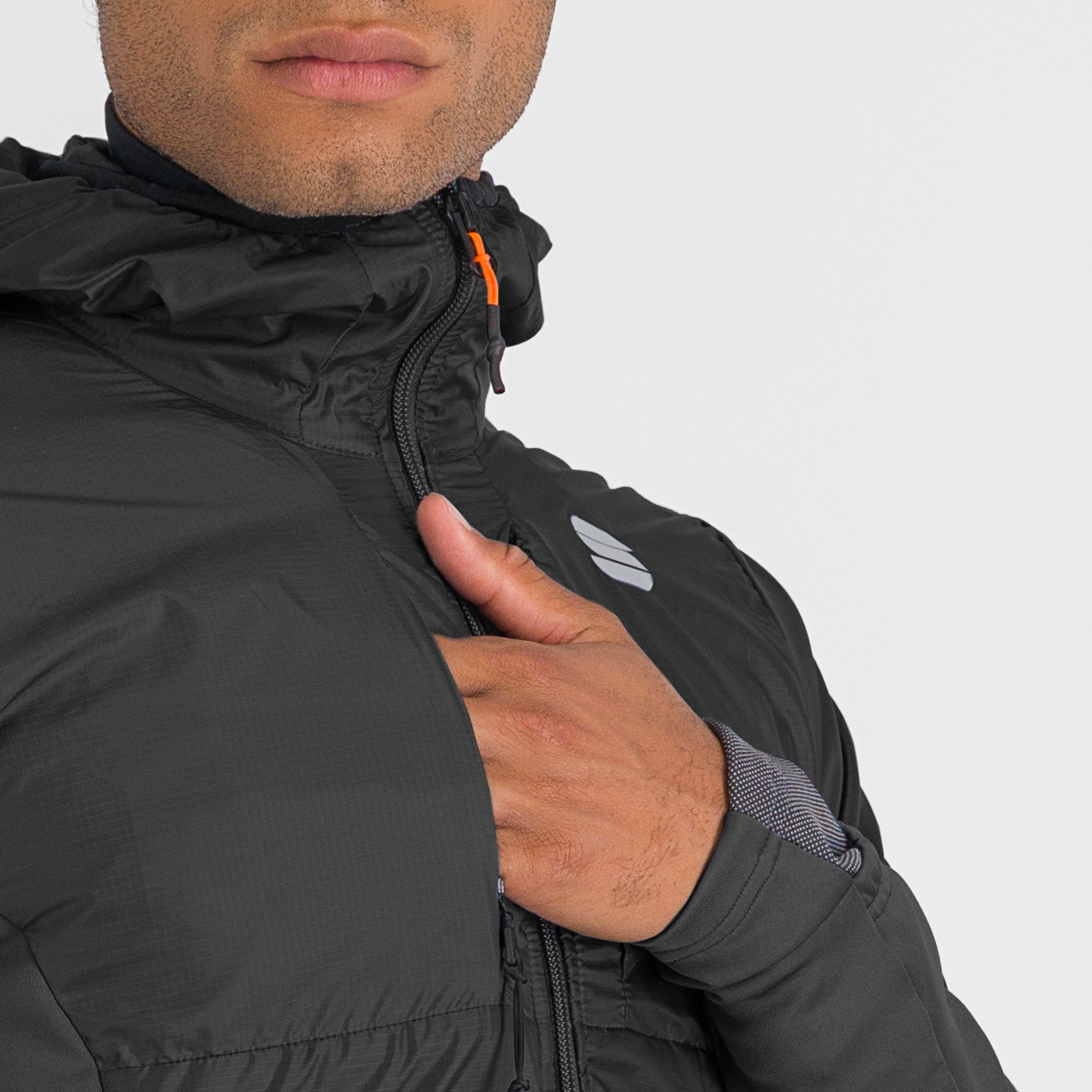 Cardio tech wind jacket - black - sportful
