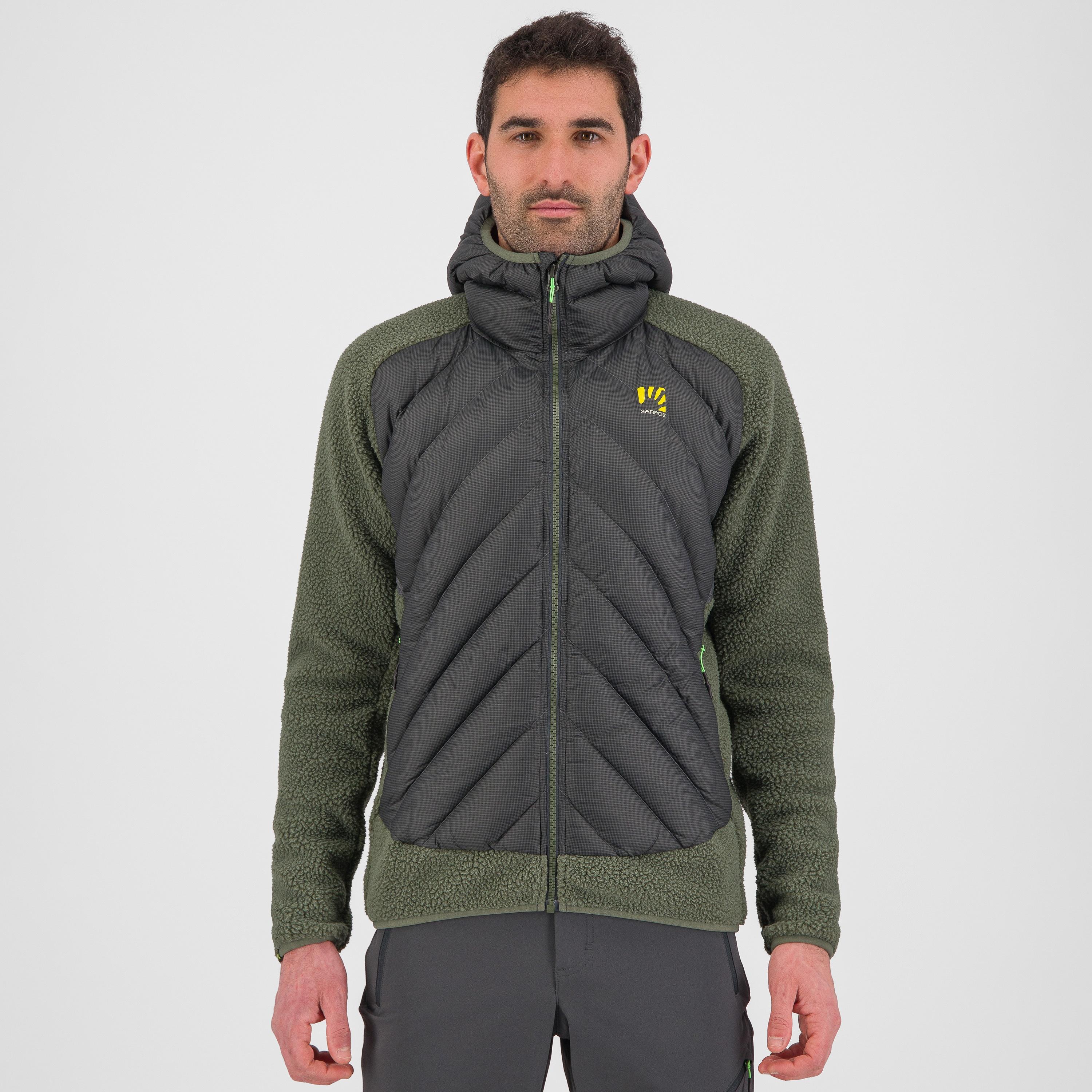 Marmarole tech jacket - black sand/thyme - karpos