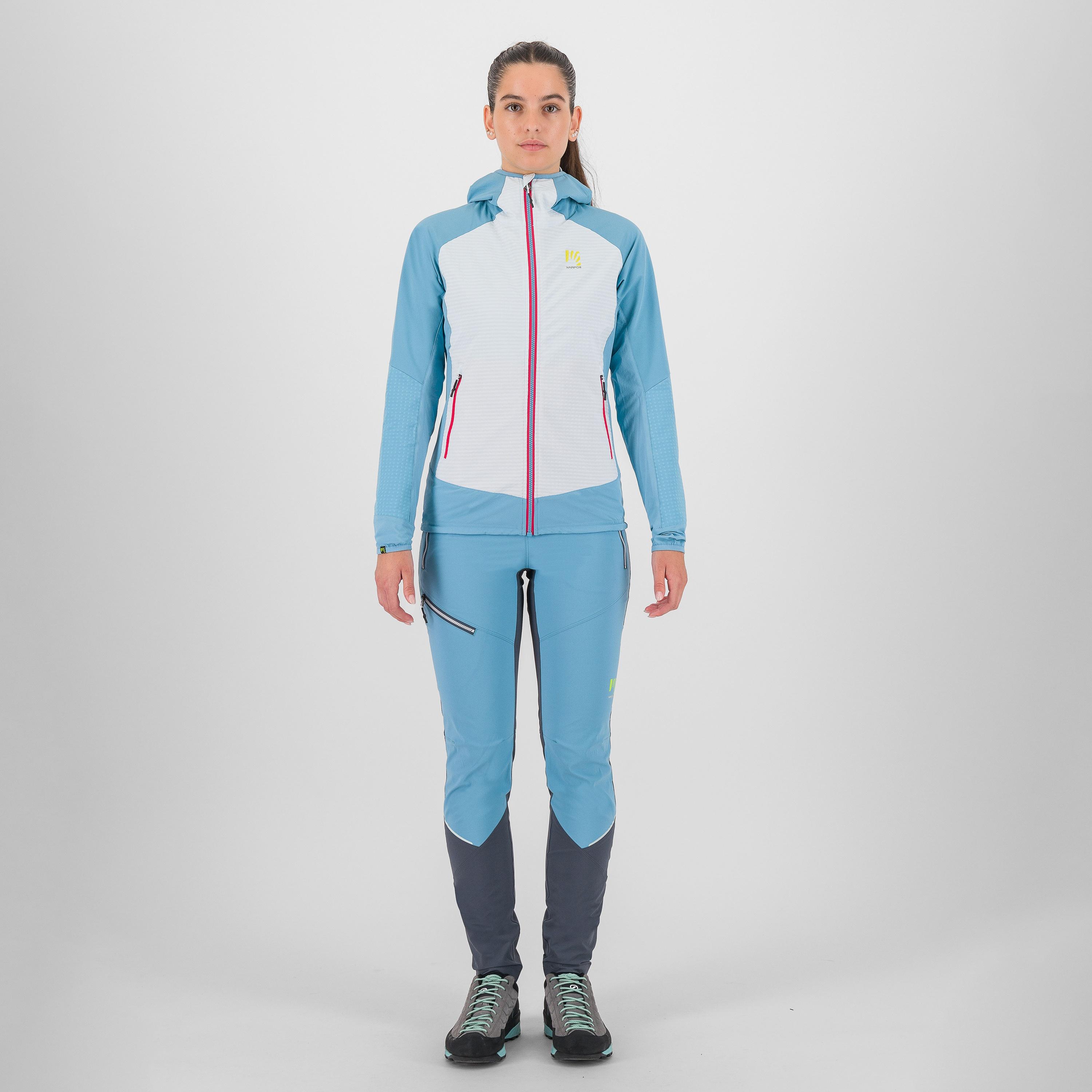 Lede w jacket - sky writing/delphinium - karpos