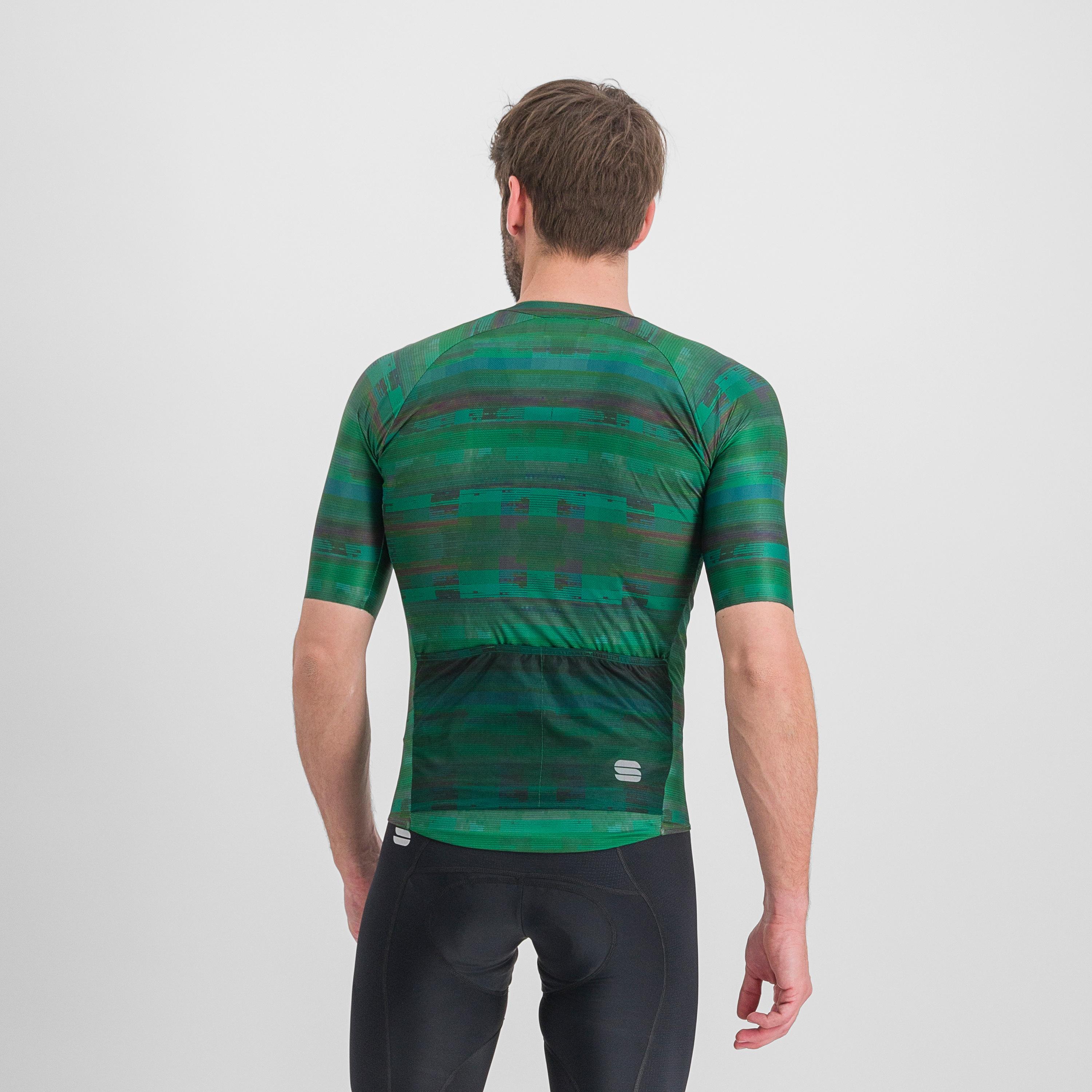 Glitch bomber jersey - multicolor green - sportful