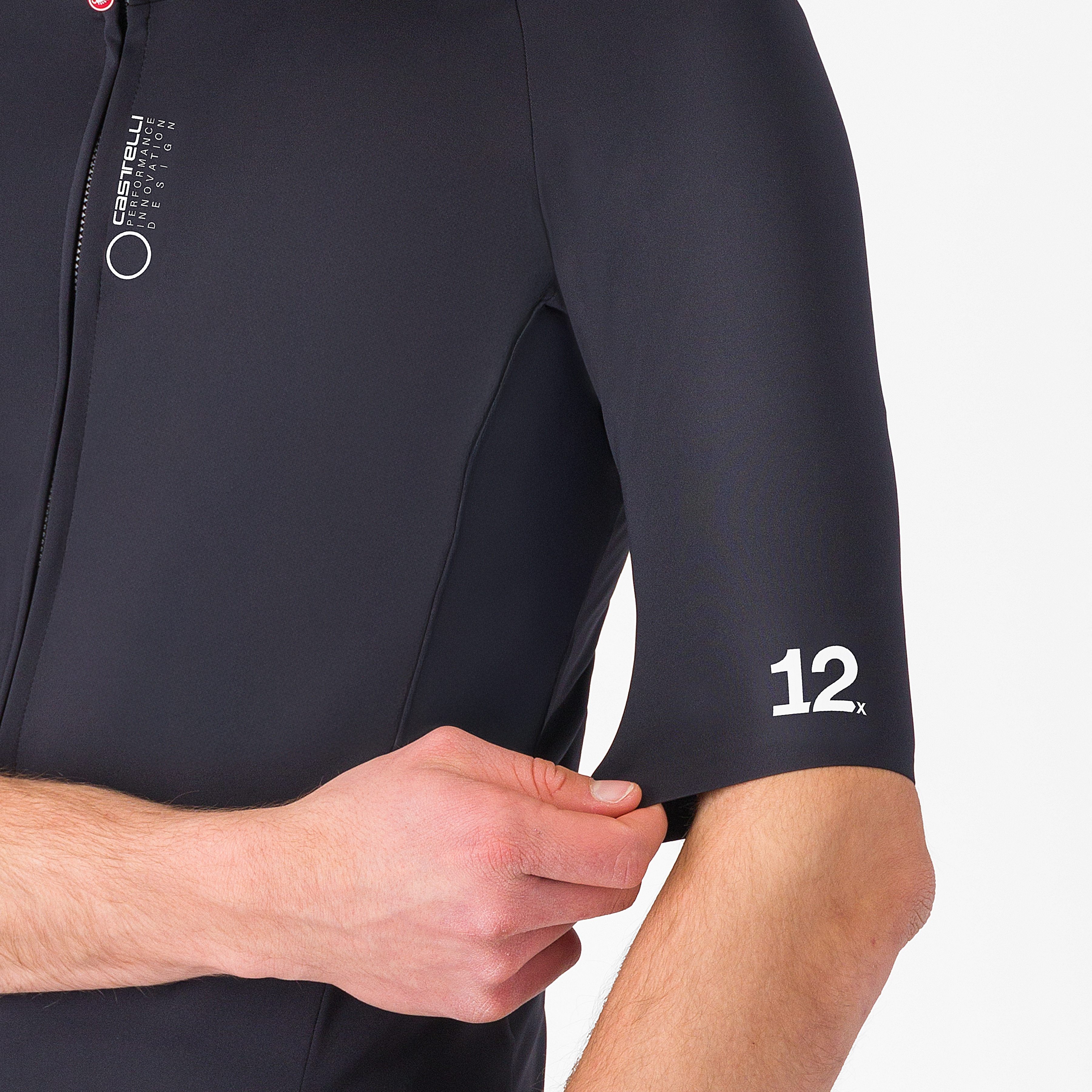 Do.di.ci. short sleeve jacket - light black - castelli