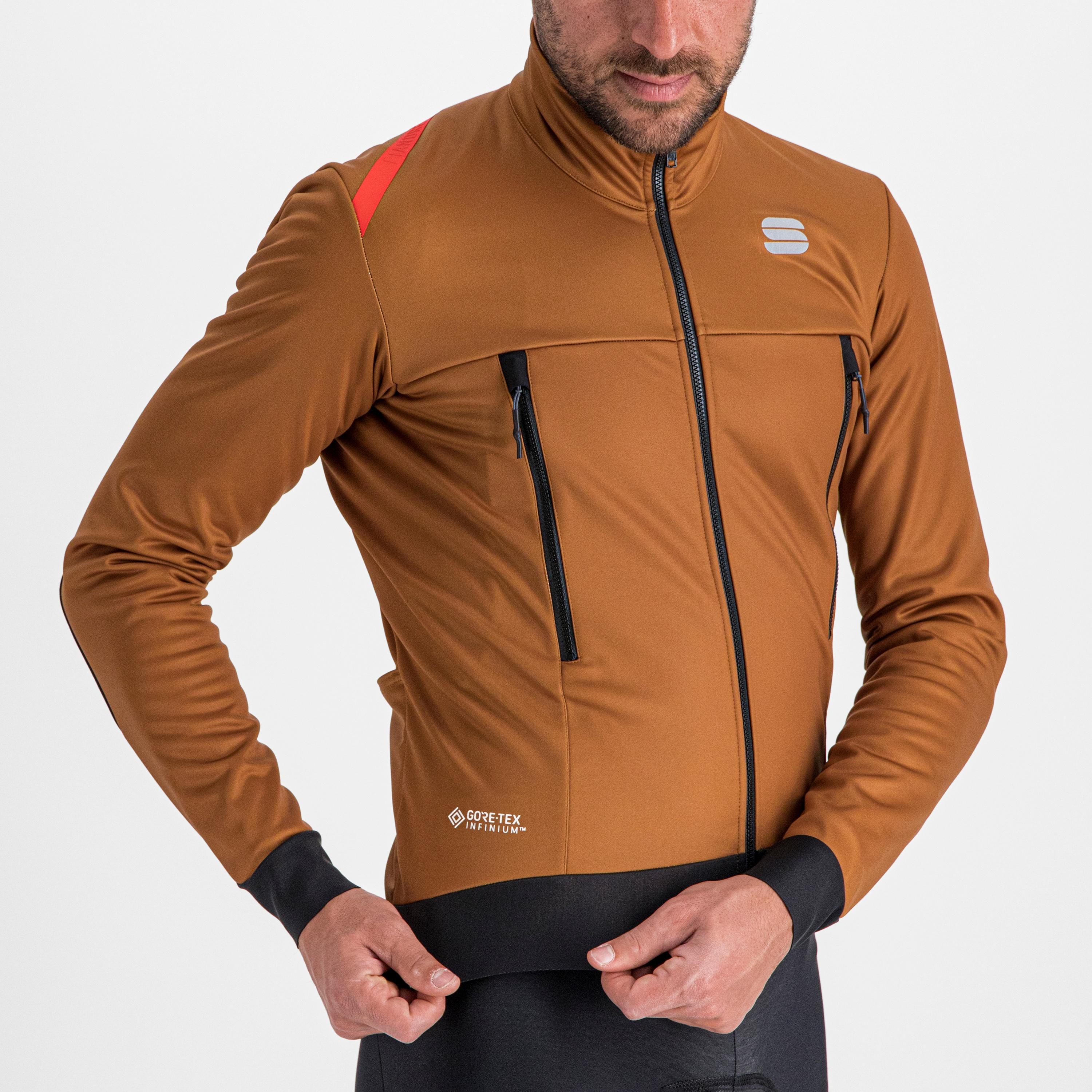 Fiandre warm jacket - leather - sportful