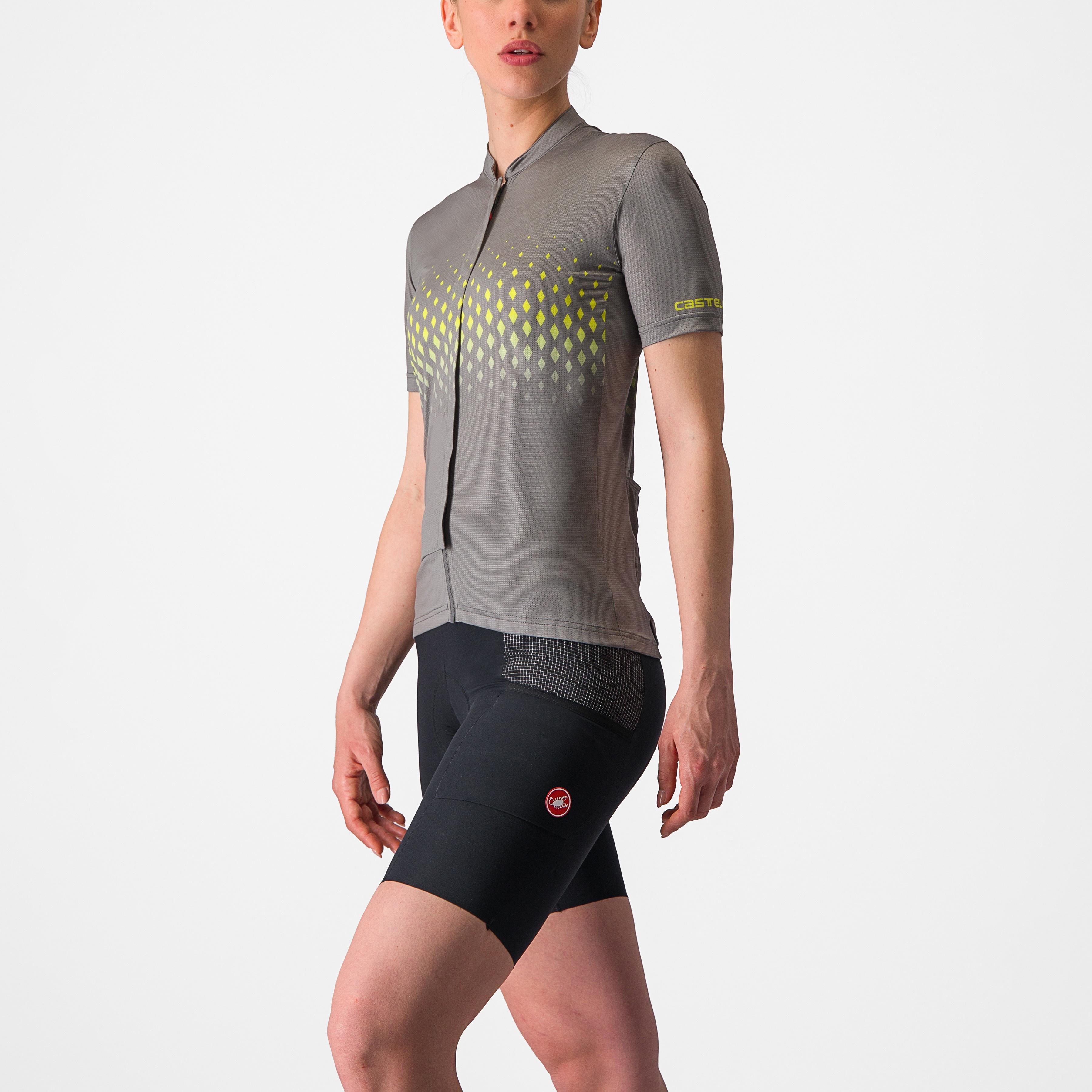 Unlimited sentiero 3 jersey - gunmetal gray/sulphur - castelli