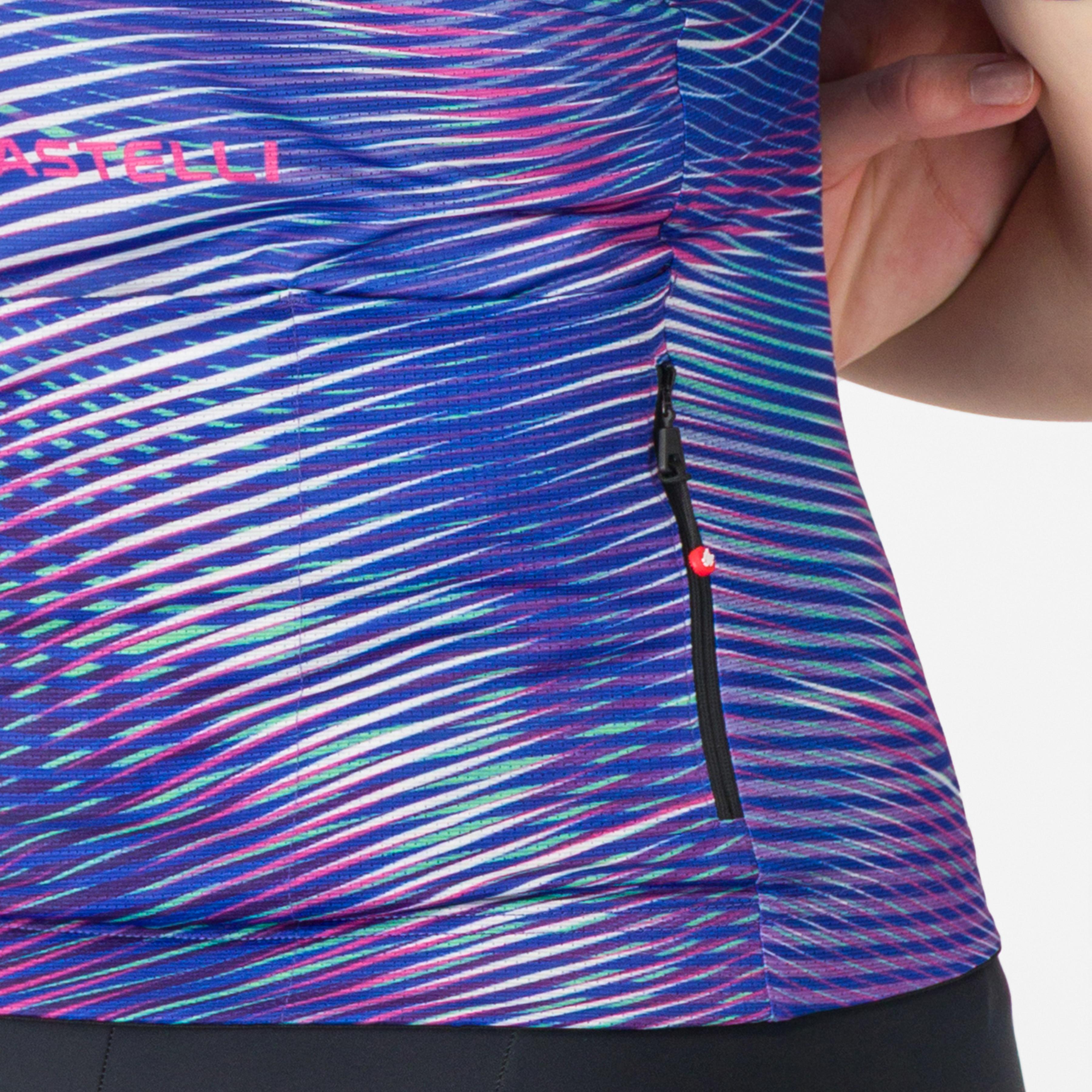 Cosmic vortex jersey - multicolor ultraviolet rose - castelli