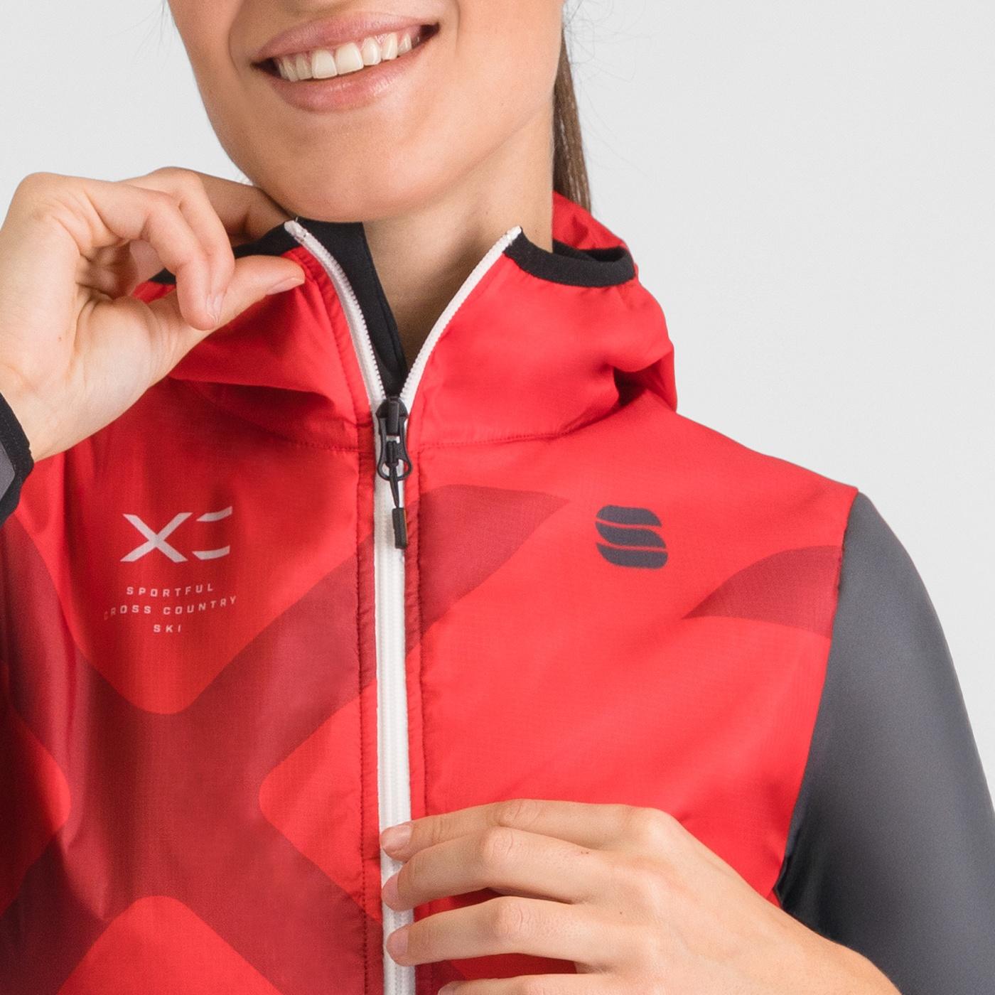 Rythmo w jacket - black oyster/hibiscus - sportful