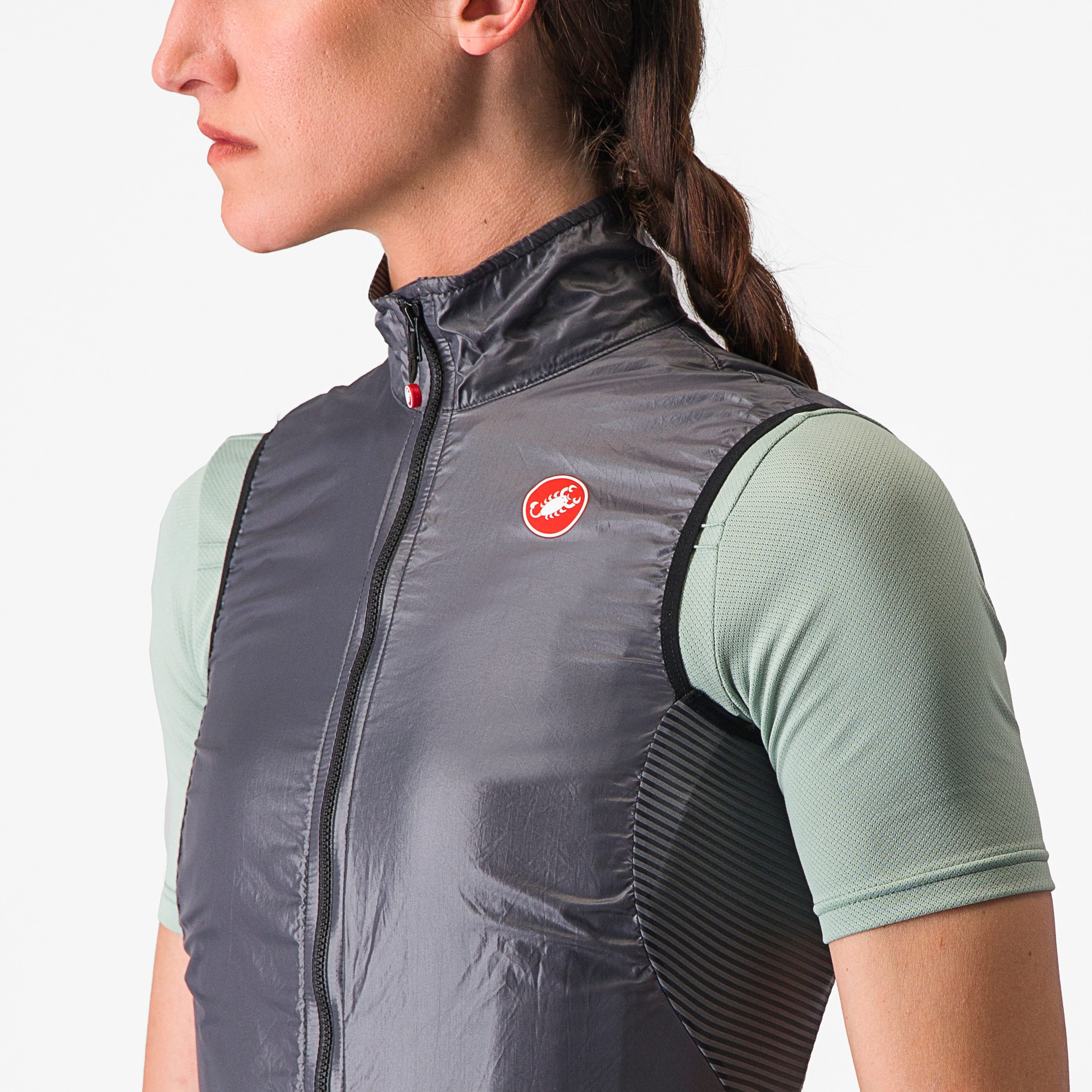 Aria w  vest - dark gray - castelli