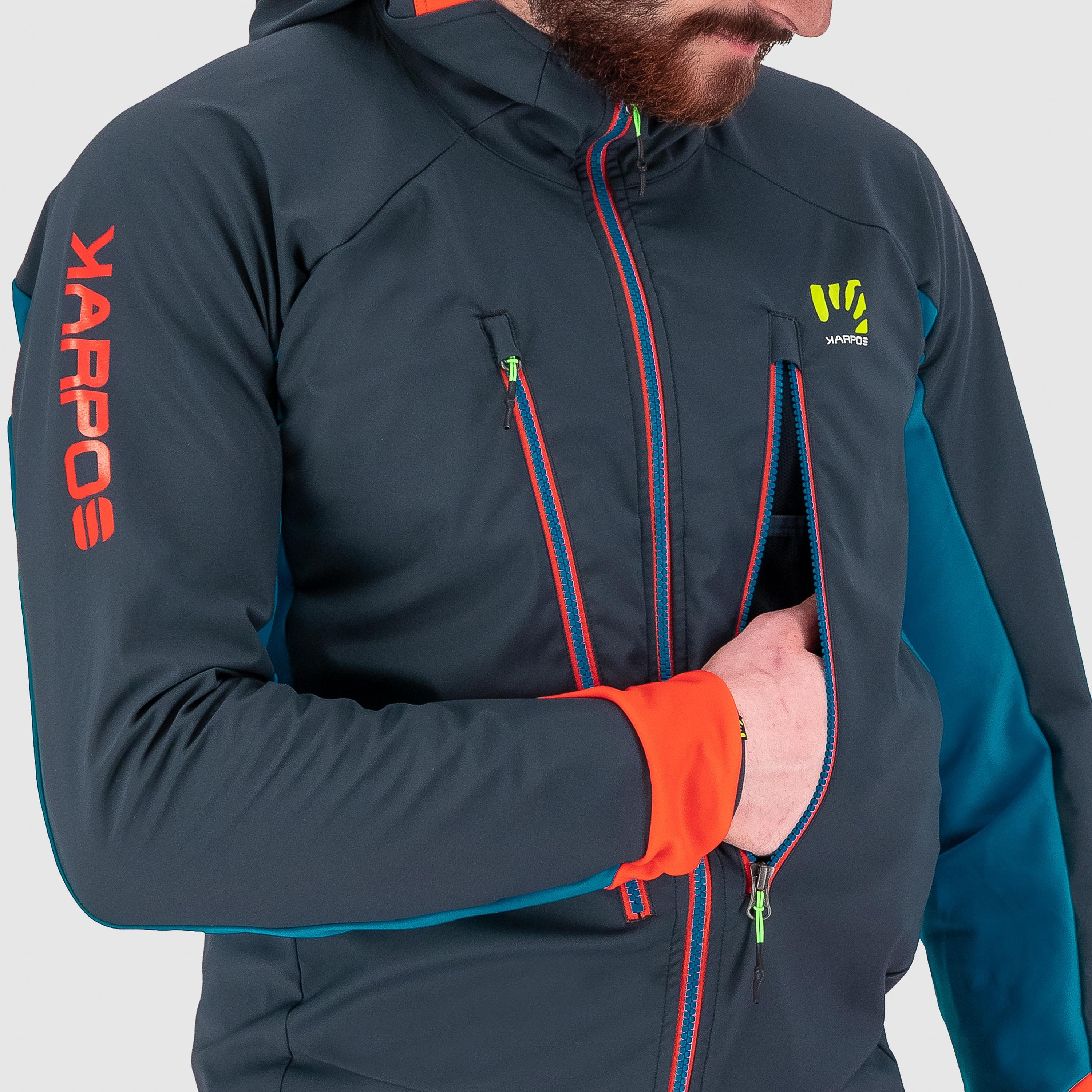 Piz palu' evo jacket - india ink/blue jewel - karpos