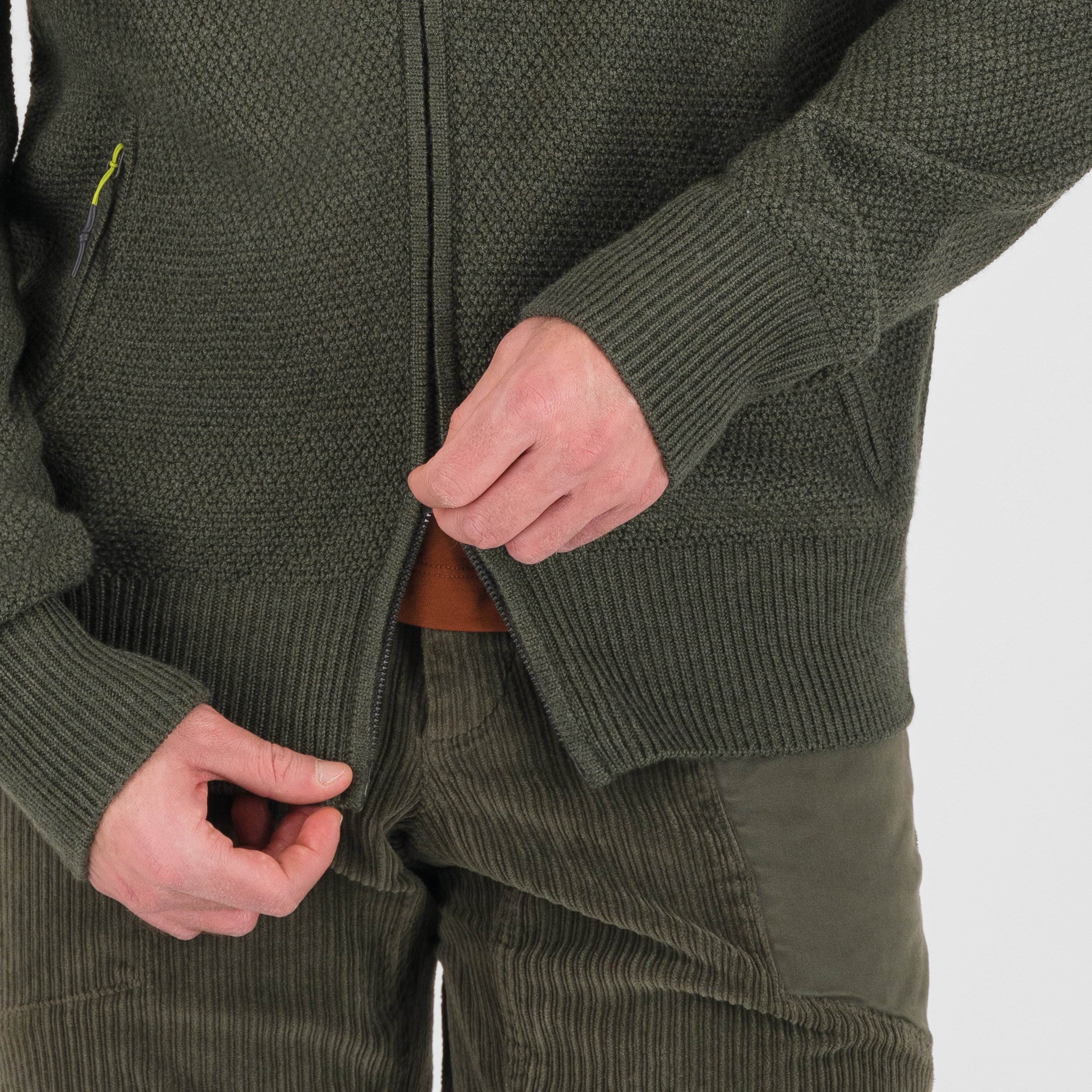 Ermellino full zip sweater - deep depths - karpos
