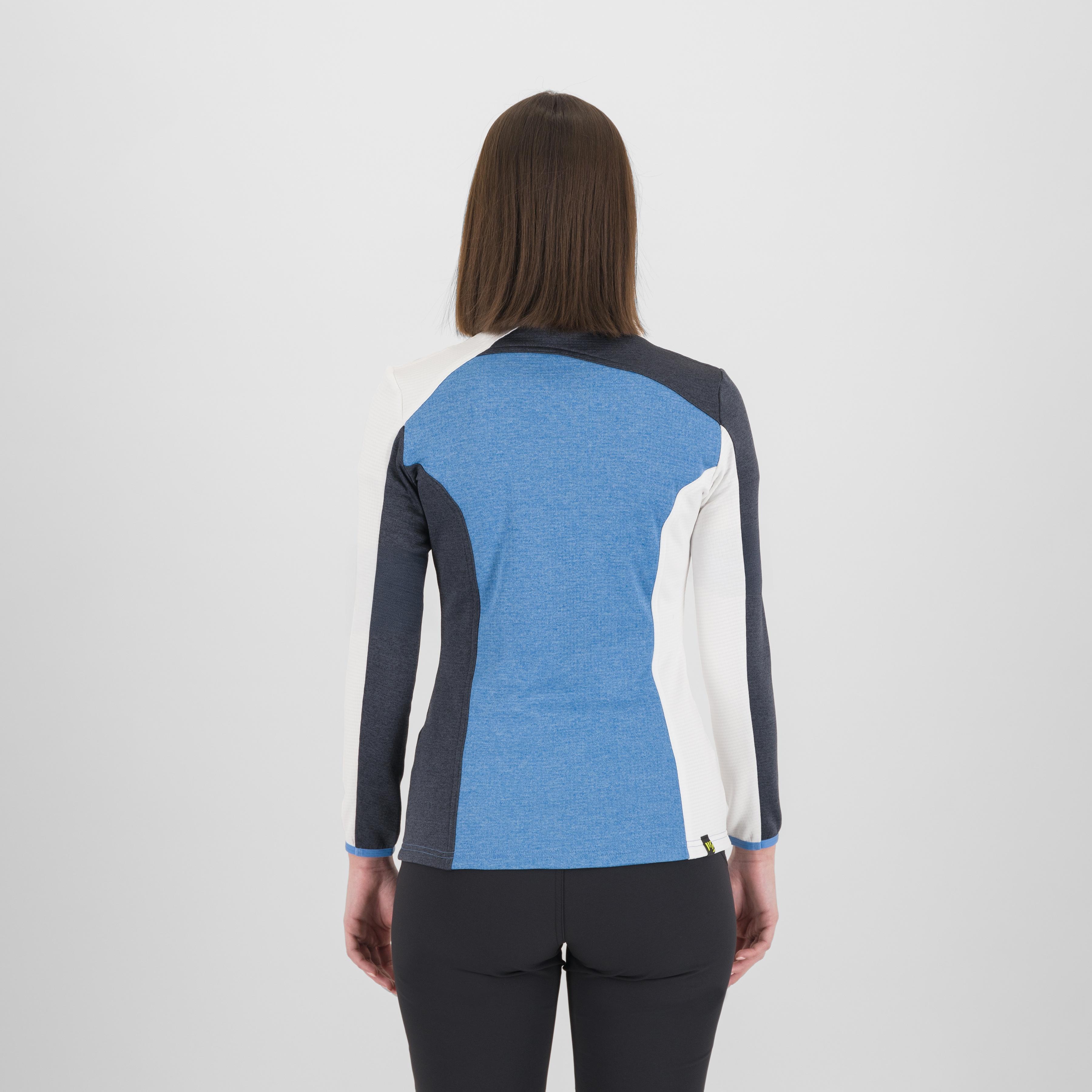 Federa half-zip w fleece - jasper/black/br.white - karpos