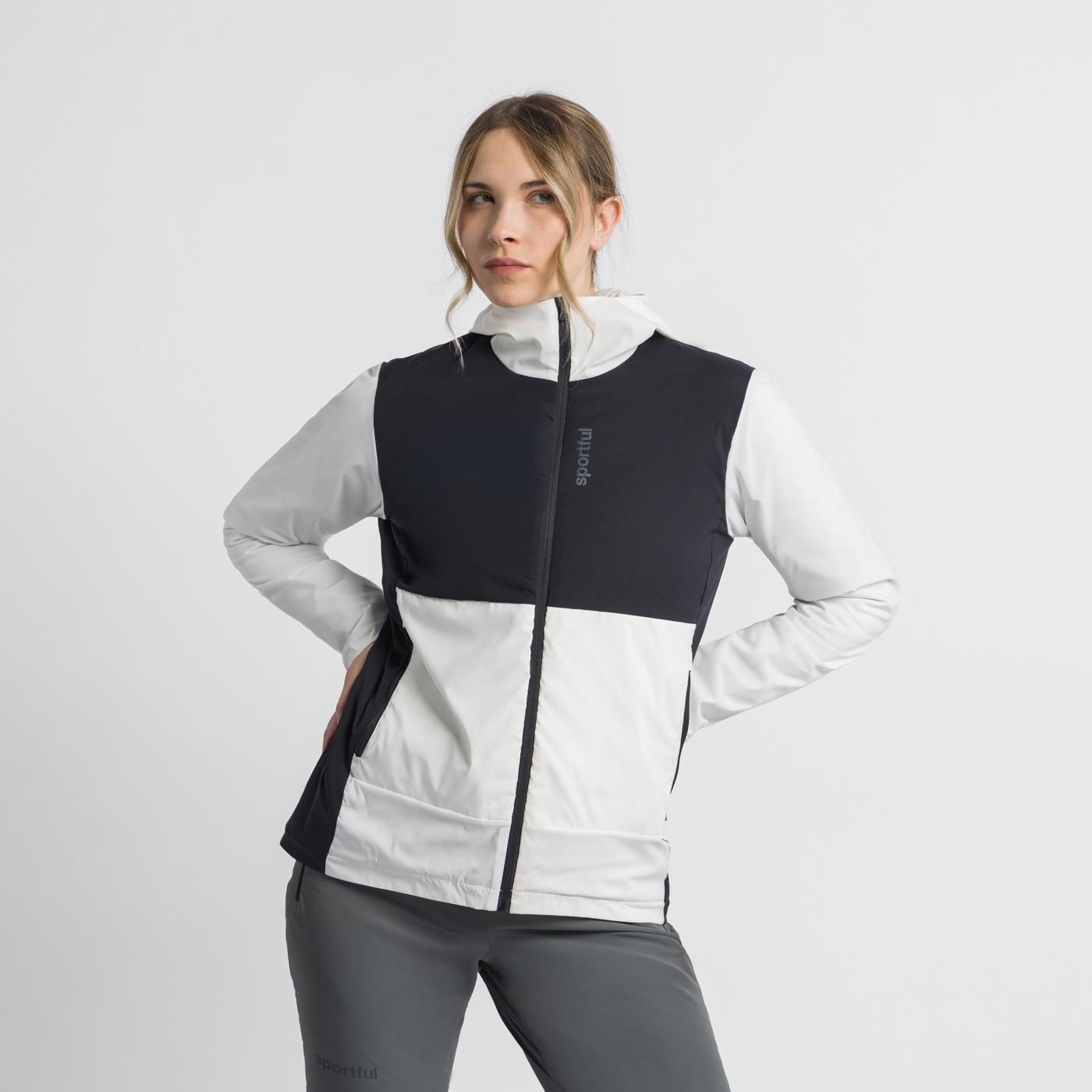 Cardio insulated w jacket - white black - sportful