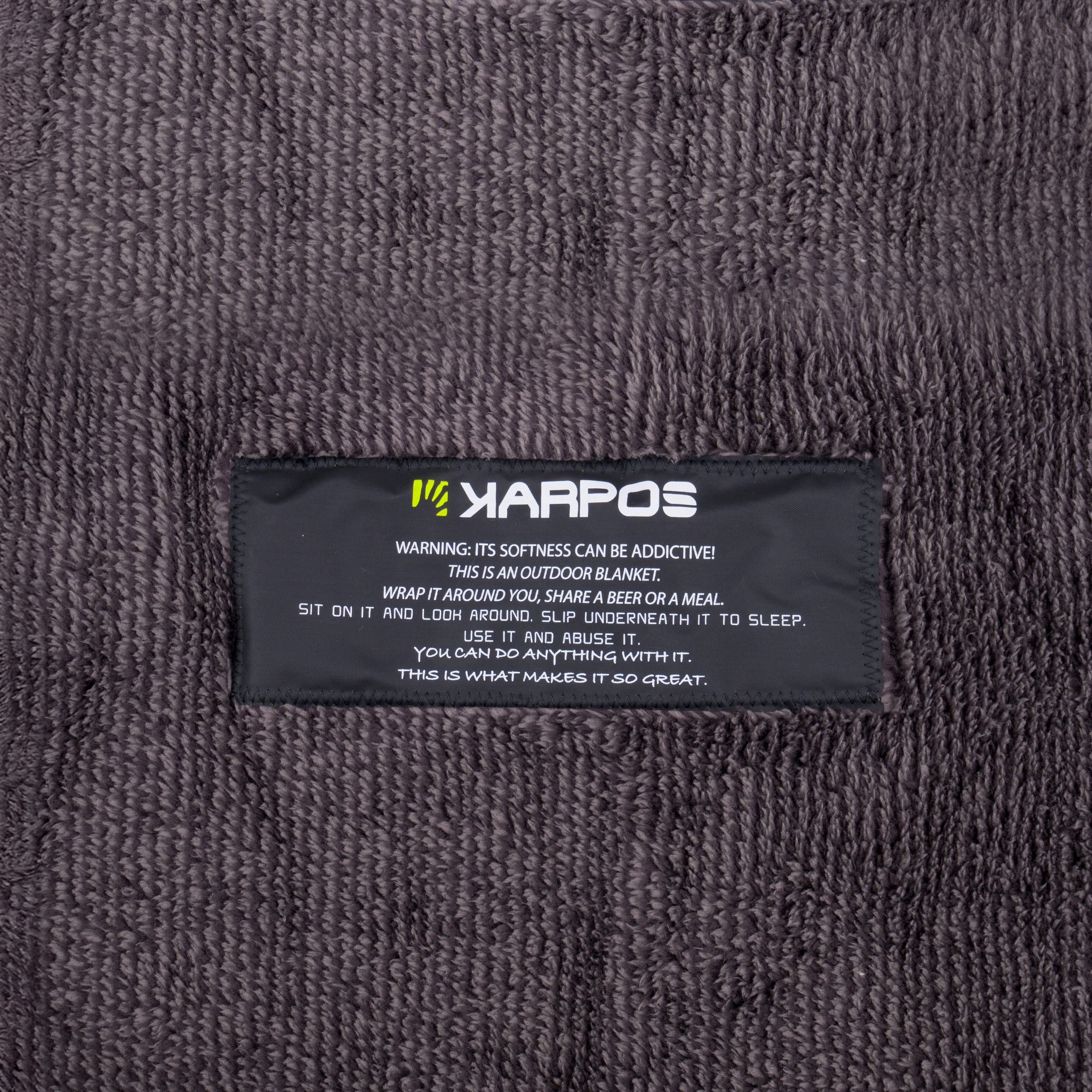Vallorca blanket - asphalt - karpos