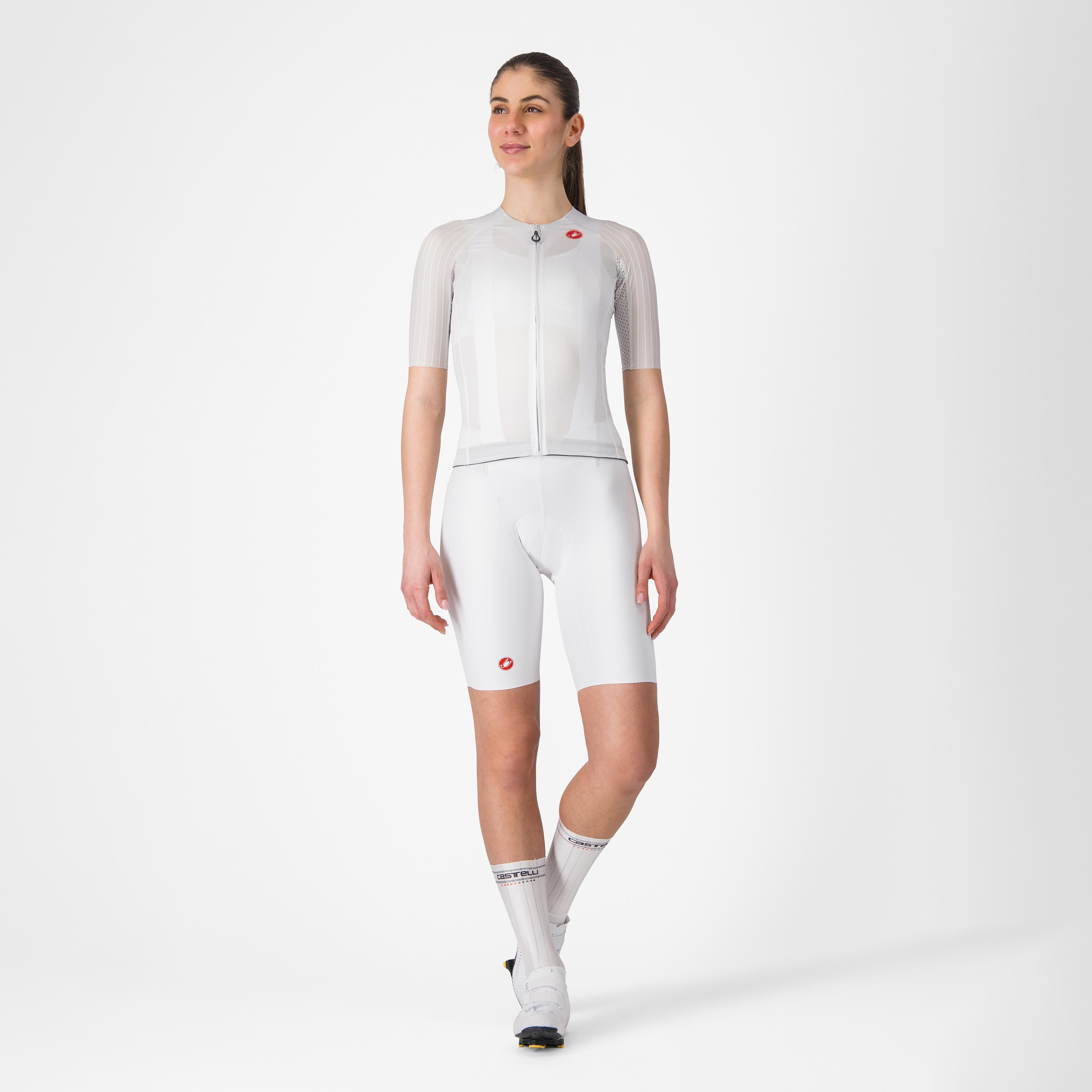 Aero pro 8s w jersey - silver gray - castelli
