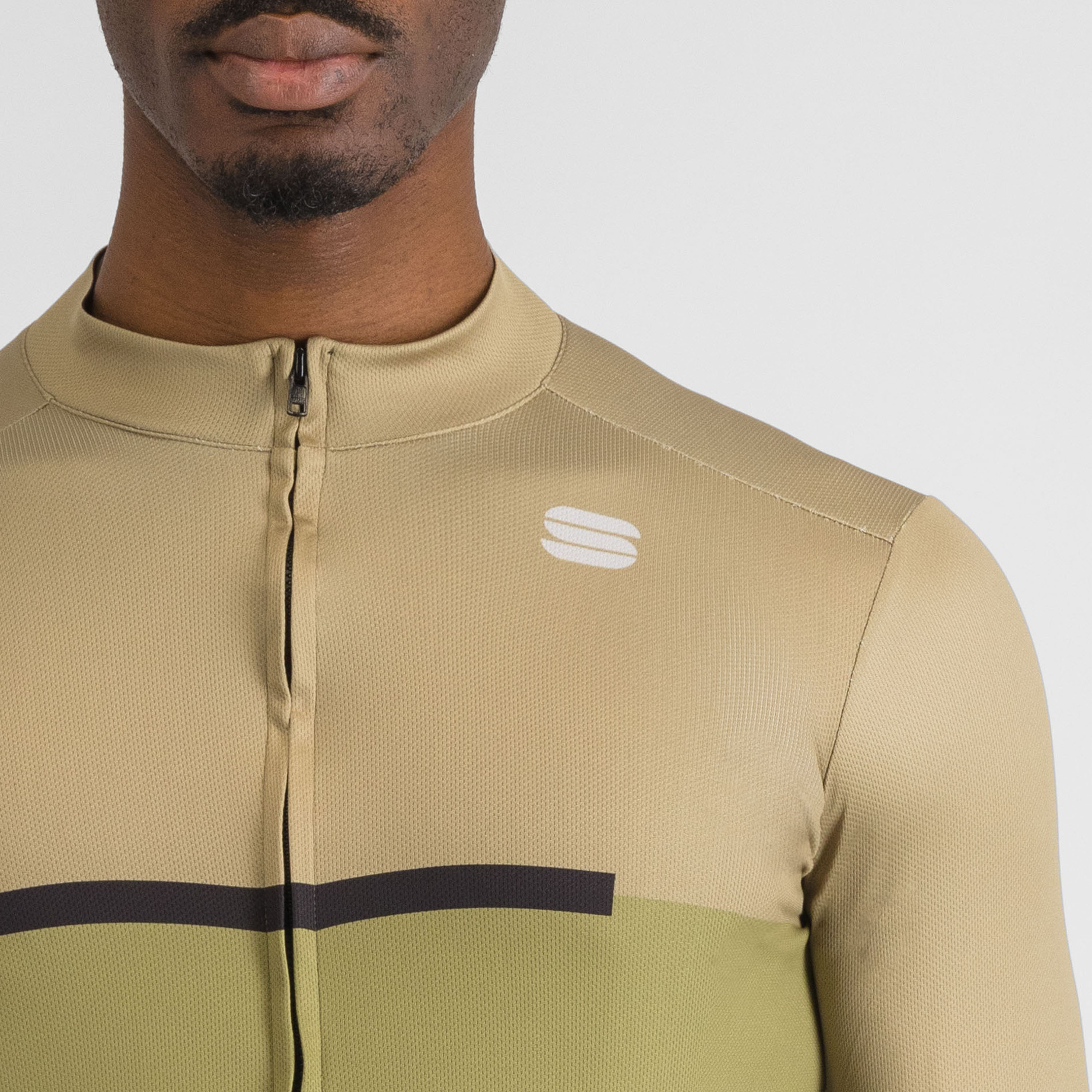 Pista thermal jersey - forest green olive black - sportful