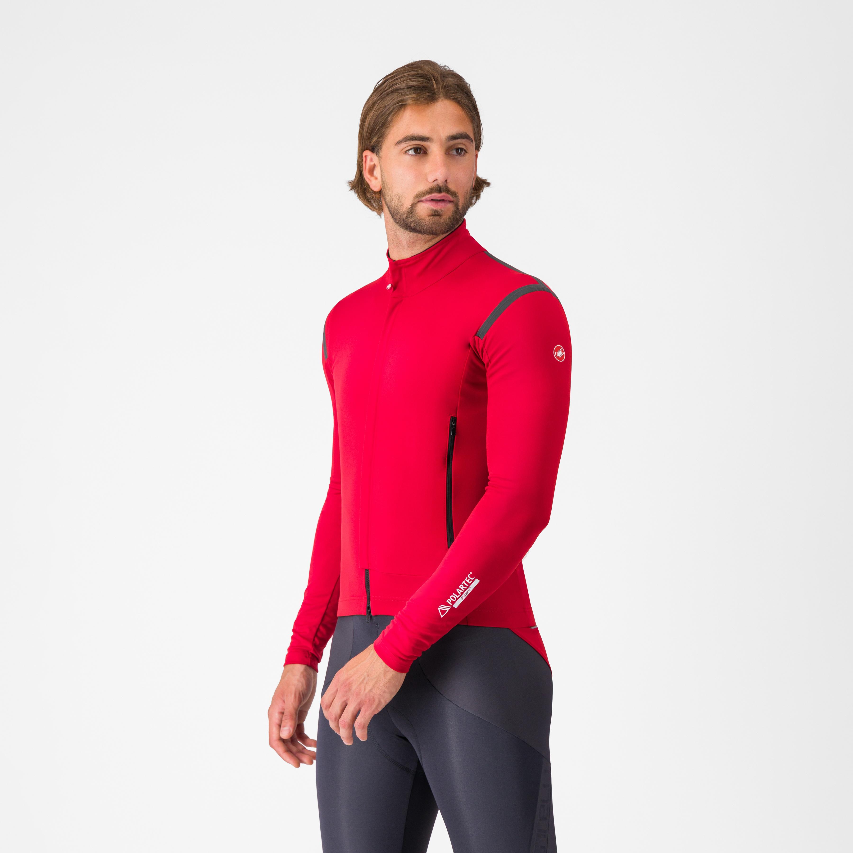 Perfetto ros 3 jacket - rich red/black reflex - castelli