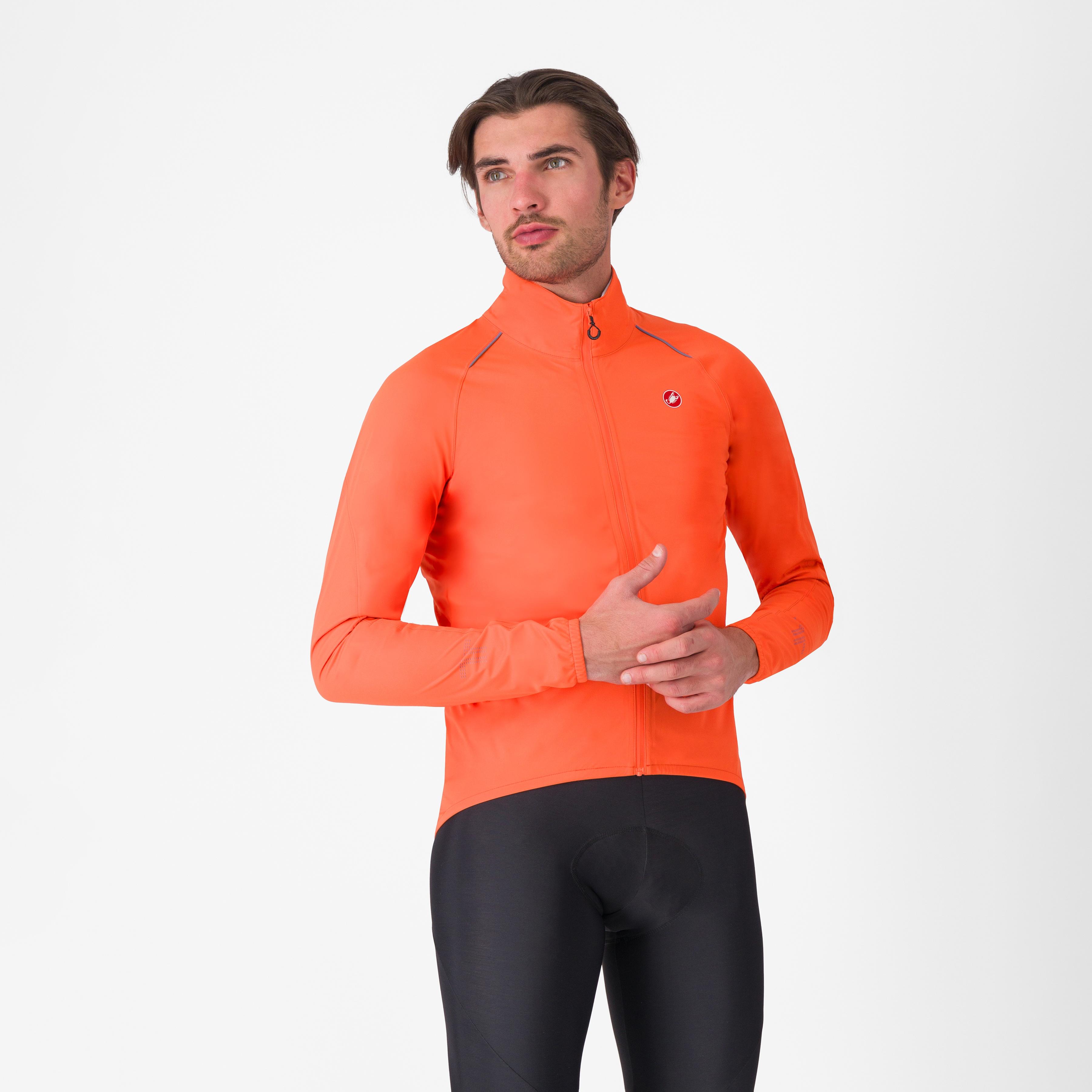 Emergency 3 rain jacket - brilliant orange - castelli
