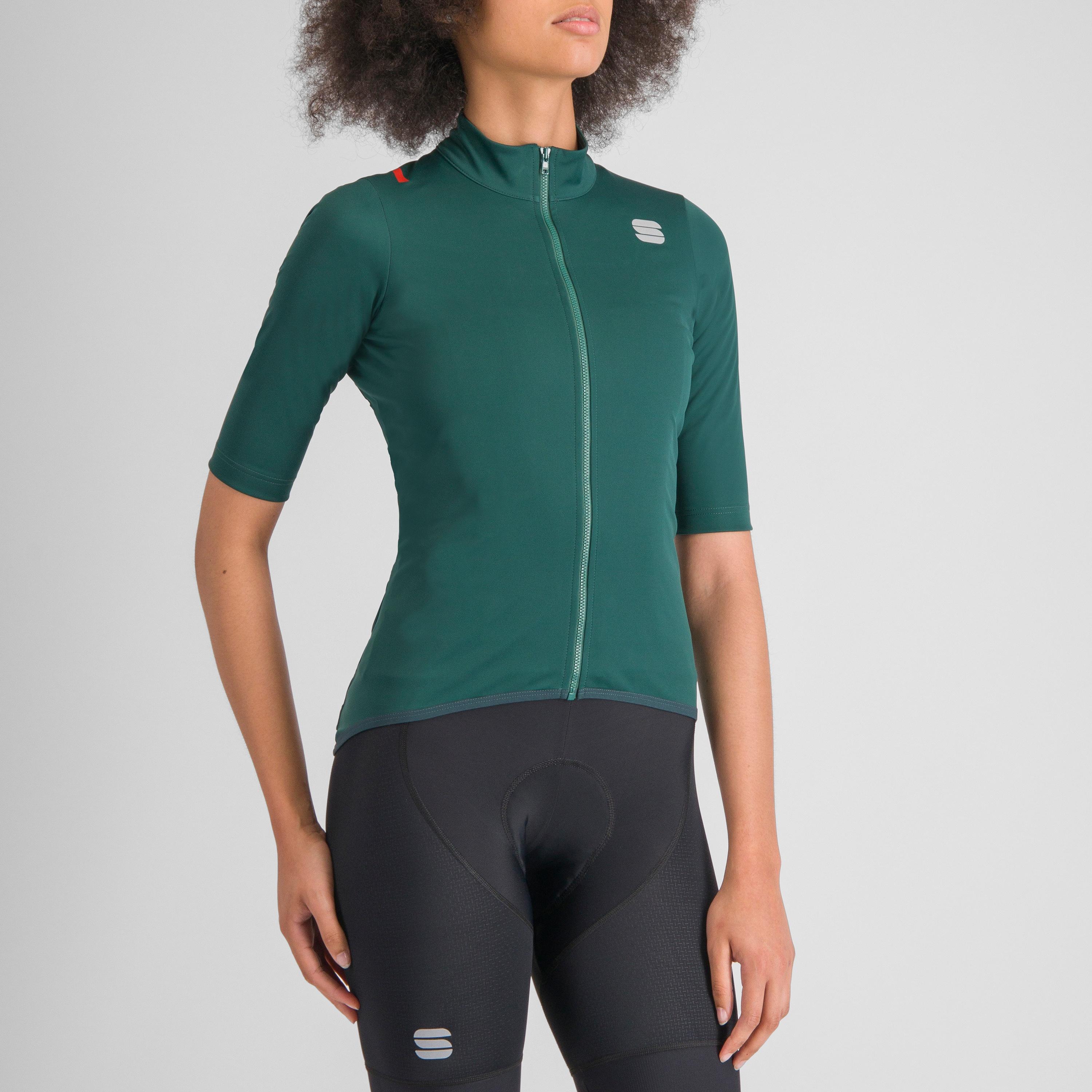 Fiandre light  short sleeve w jacket - shrub green - sportful