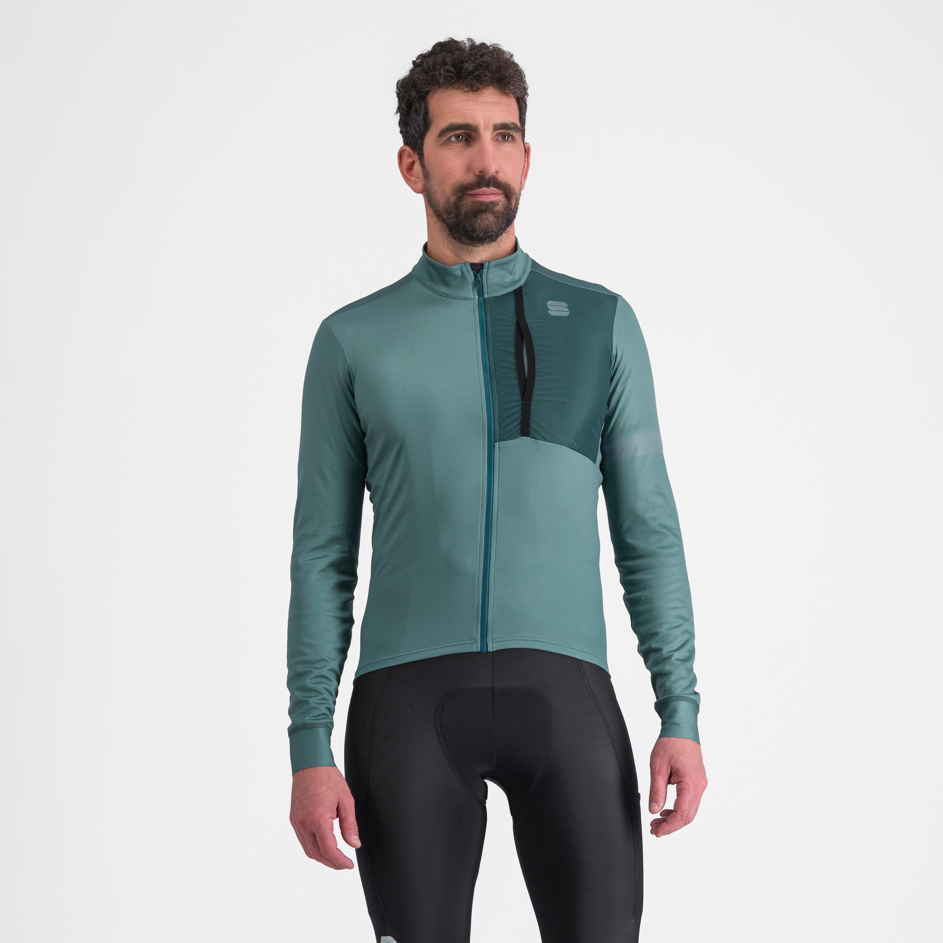 Supergiara thermal jersey - shrub green - sportful