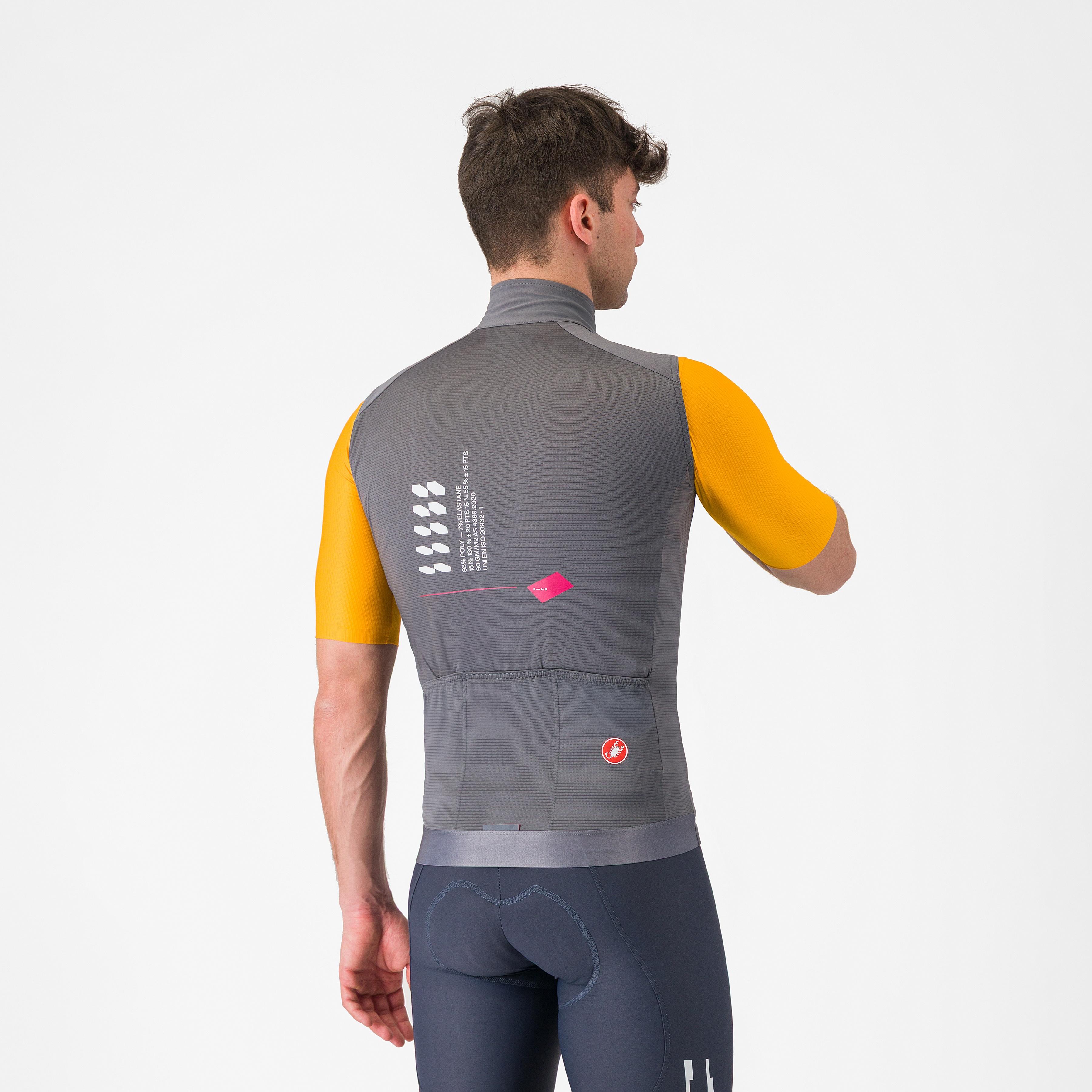 Espresso r-a/d vest - smoky gray - castelli