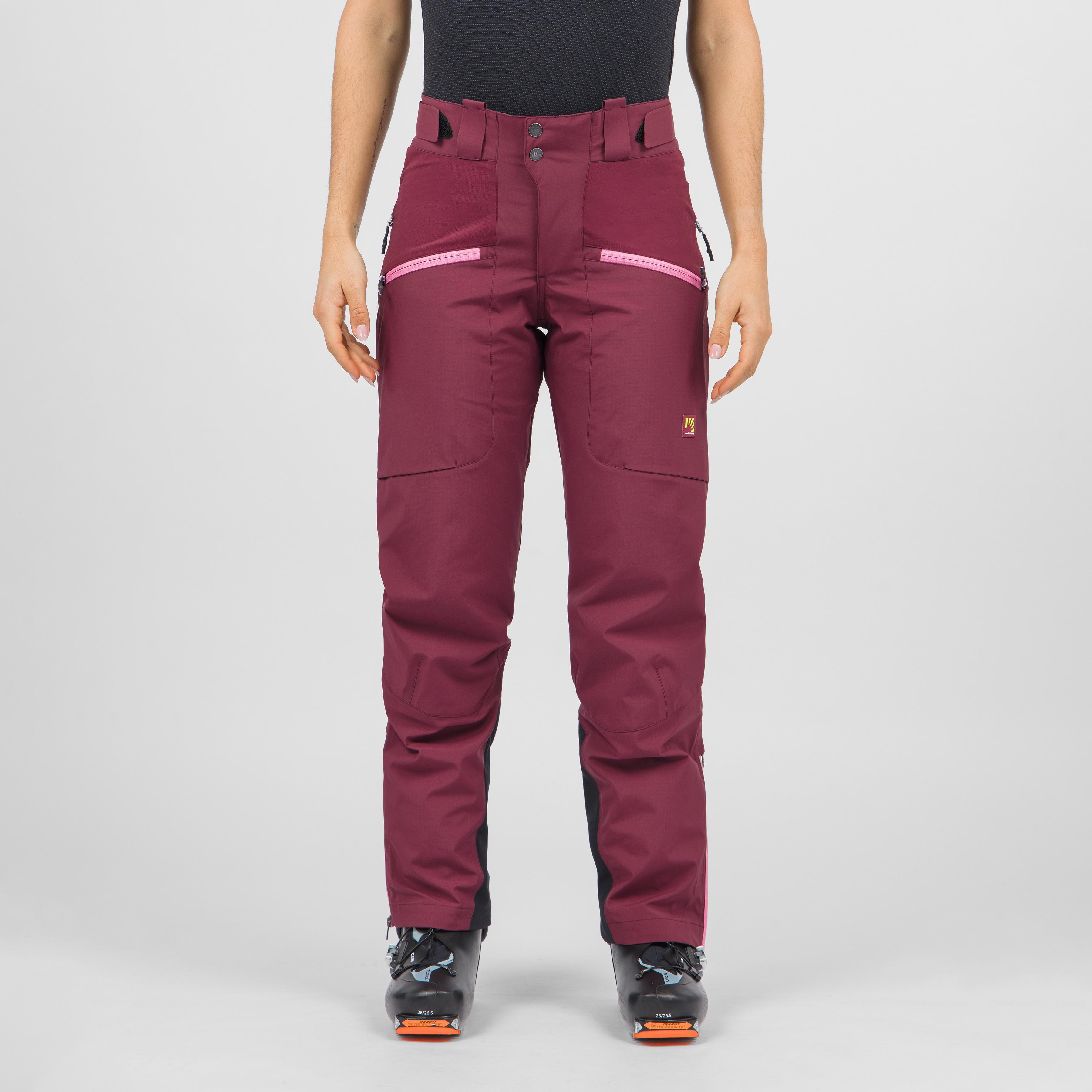 Marmolada evo w pants - crimson/pink power - karpos
