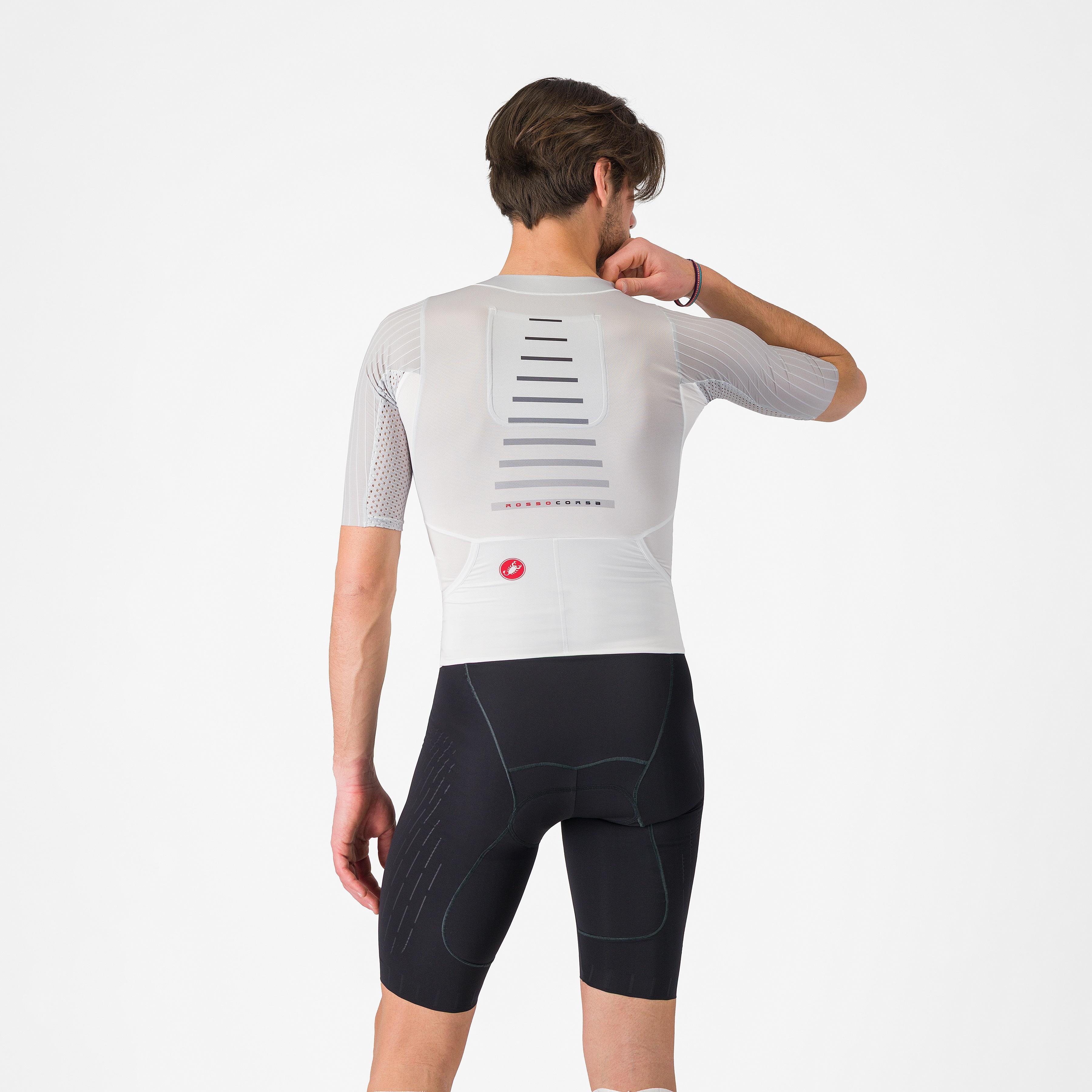 Free sanremo 3 suit short sleeve - white/black - castelli