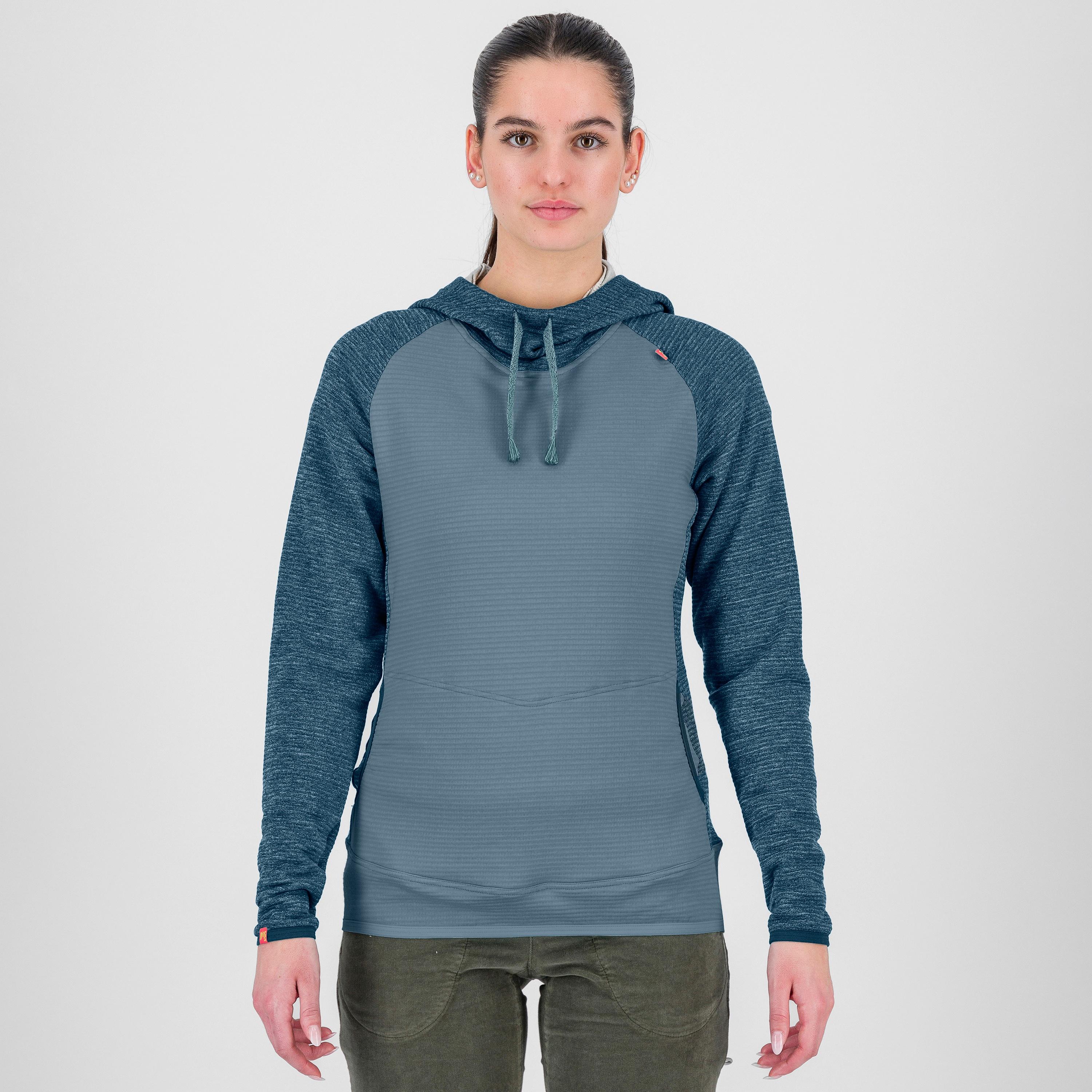 Camoscio w hoodie - mountain spring/bering sea - karpos