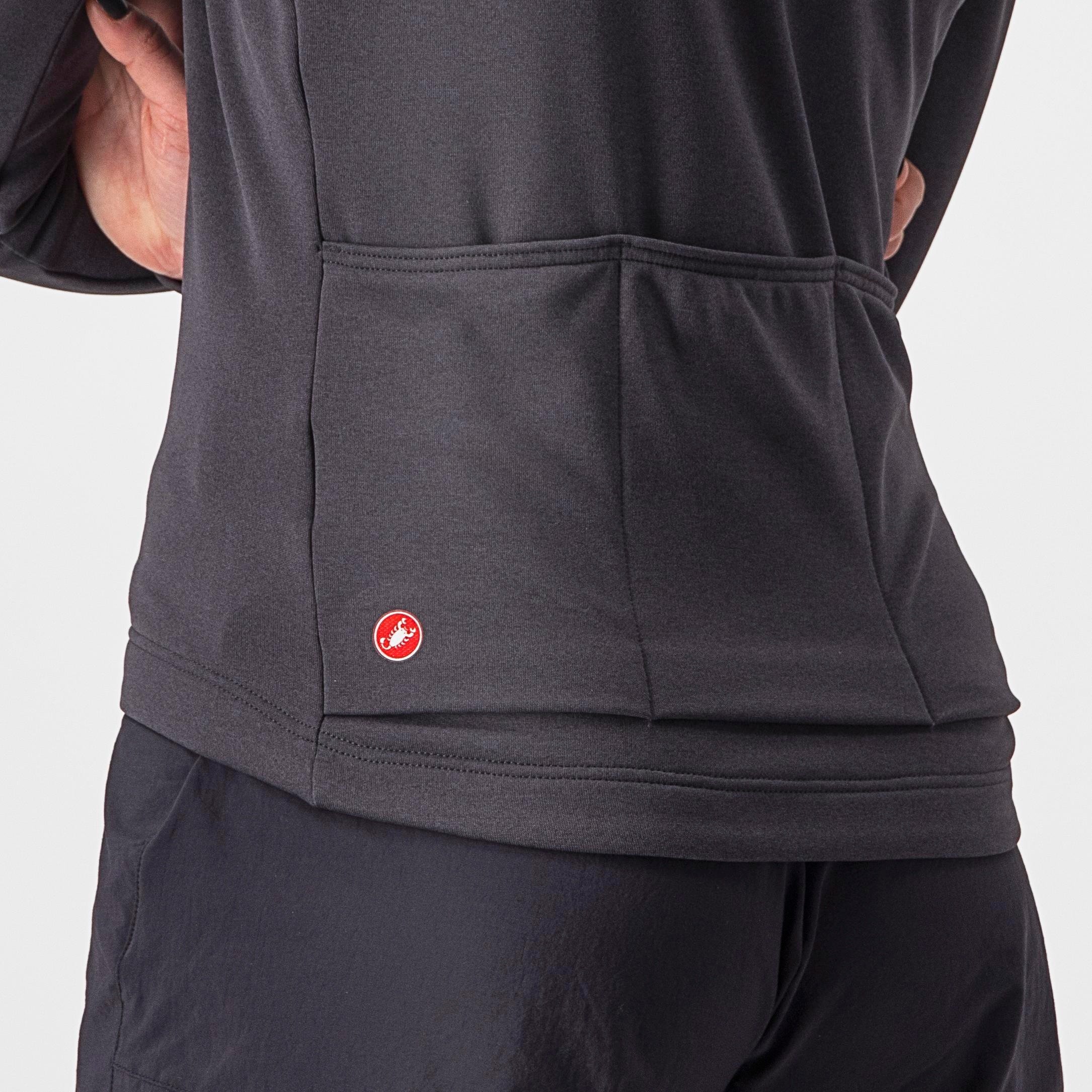 Unlimited trail w jersey - dark gray/goldenrod - castelli
