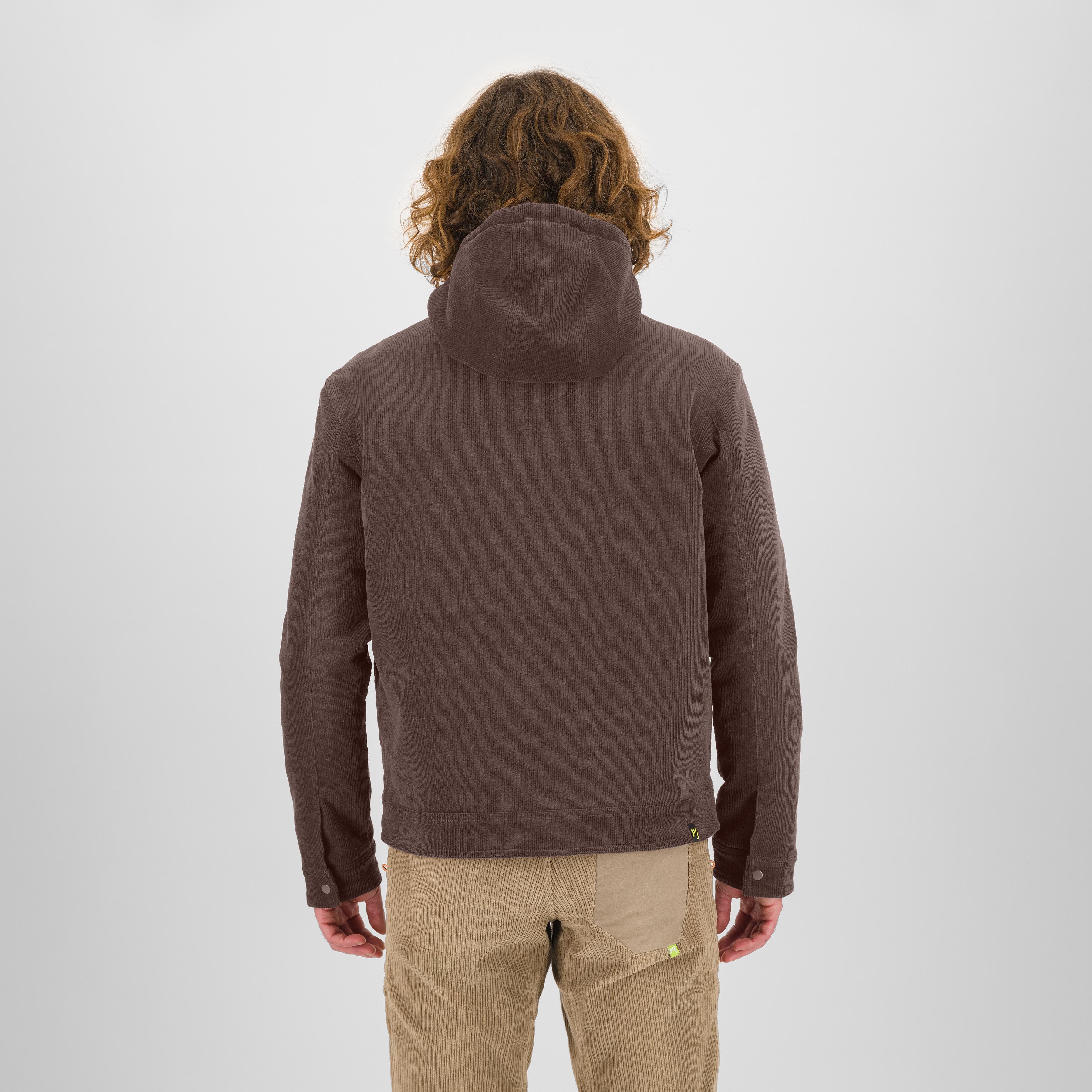 Ghiro hoodie jacket - gianduia brown - karpos
