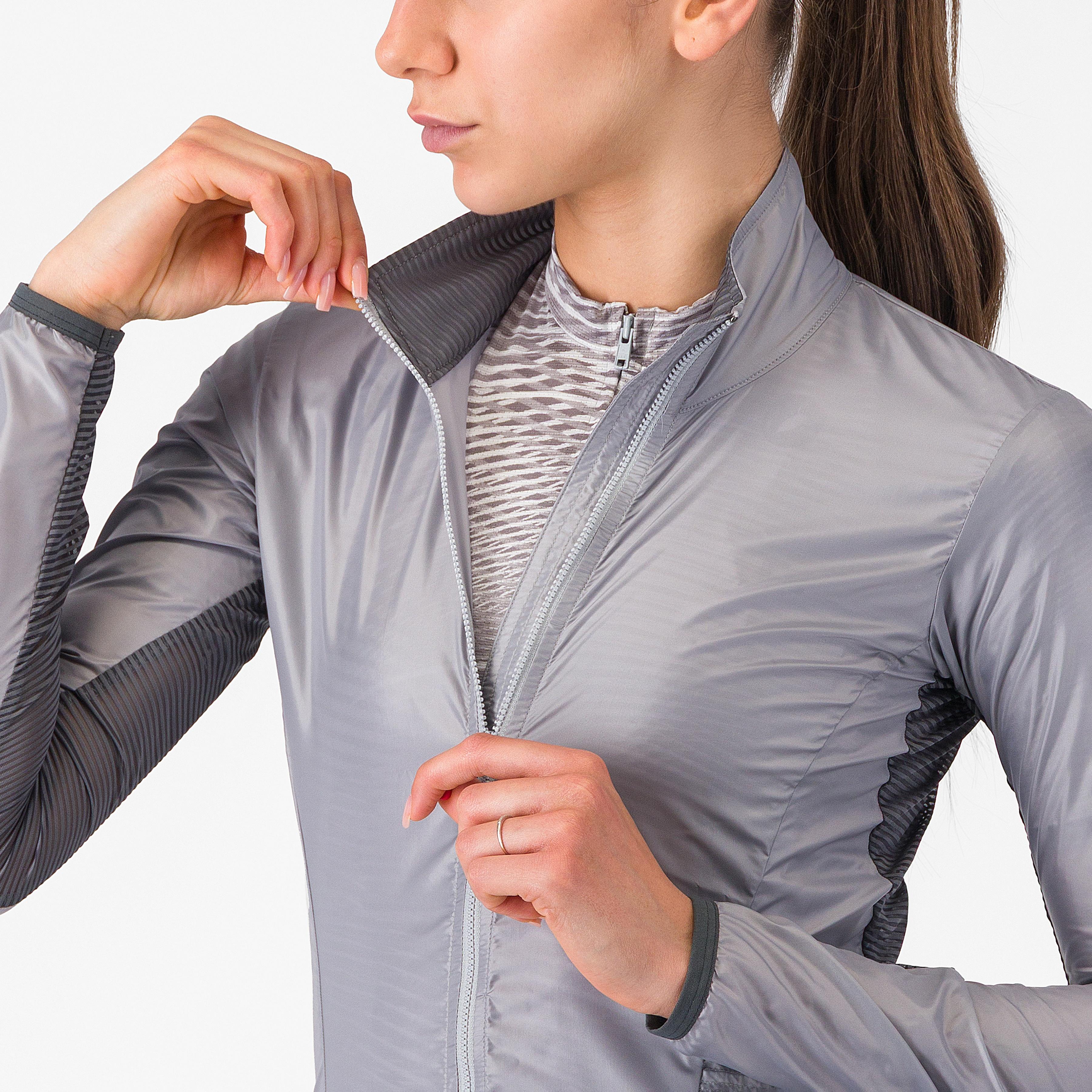 Aria shell 2 w jacket - silver gray - castelli