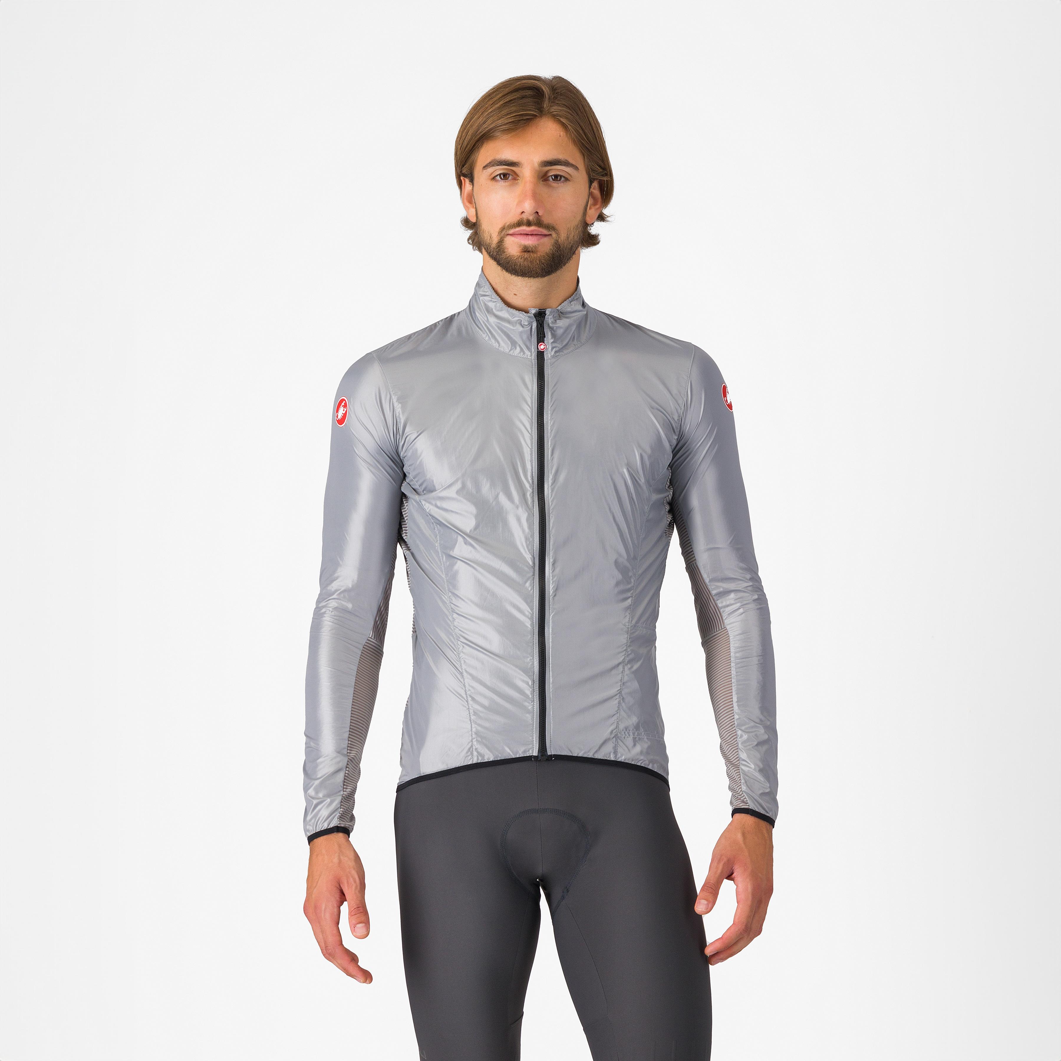 Aria shell jacket - silver gray - castelli