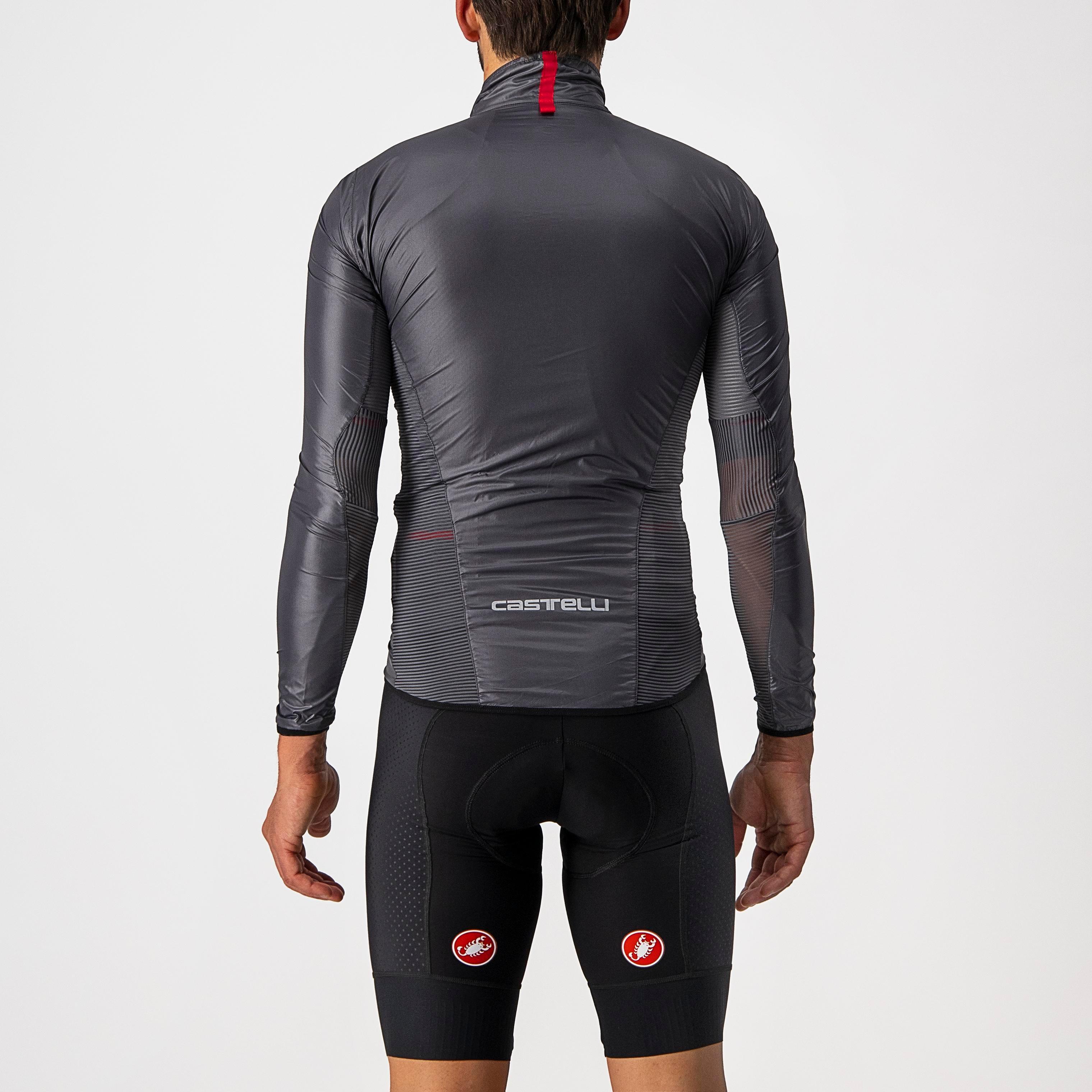 Aria shell jacket - dark gray - castelli