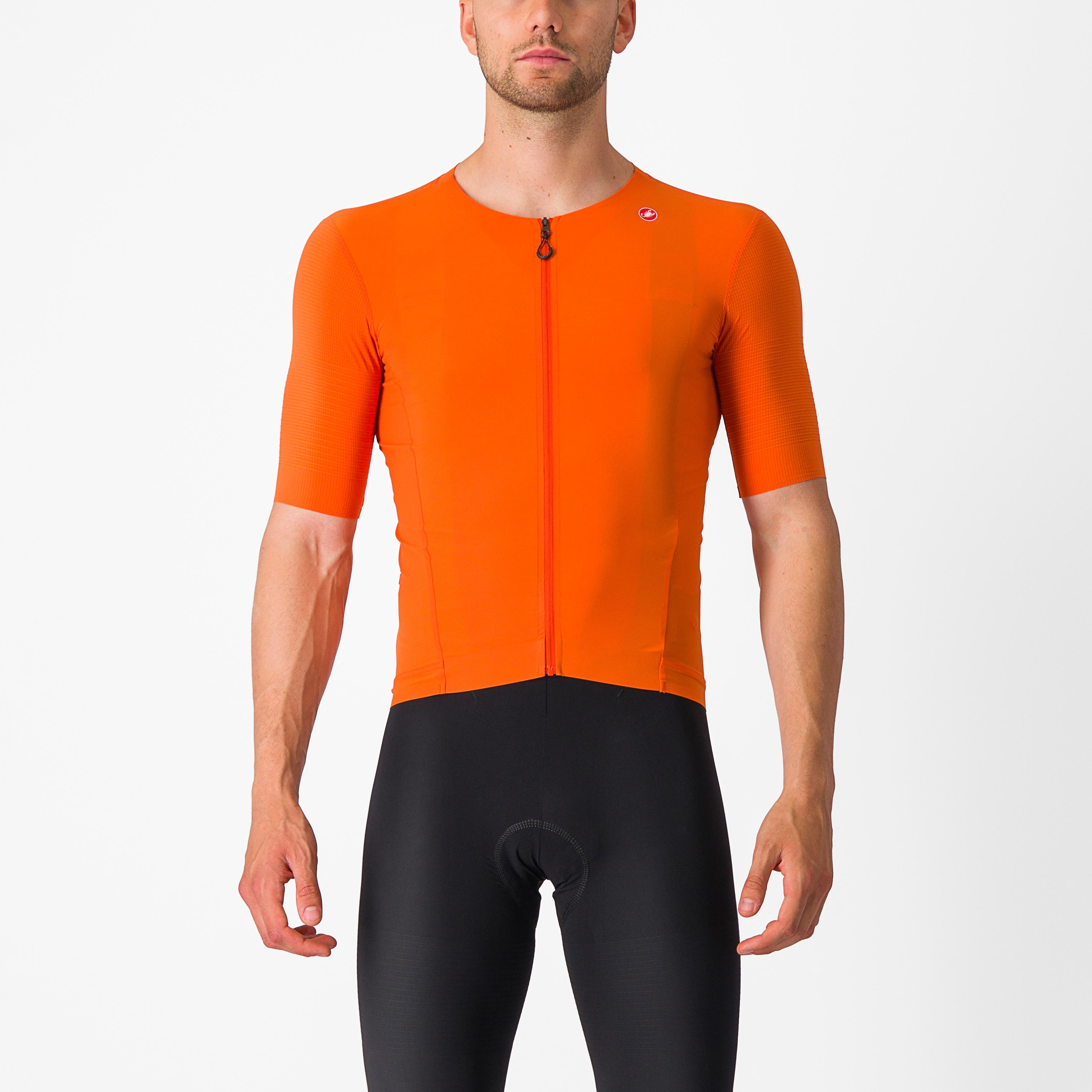 Premio black jersey - orange rust - castelli