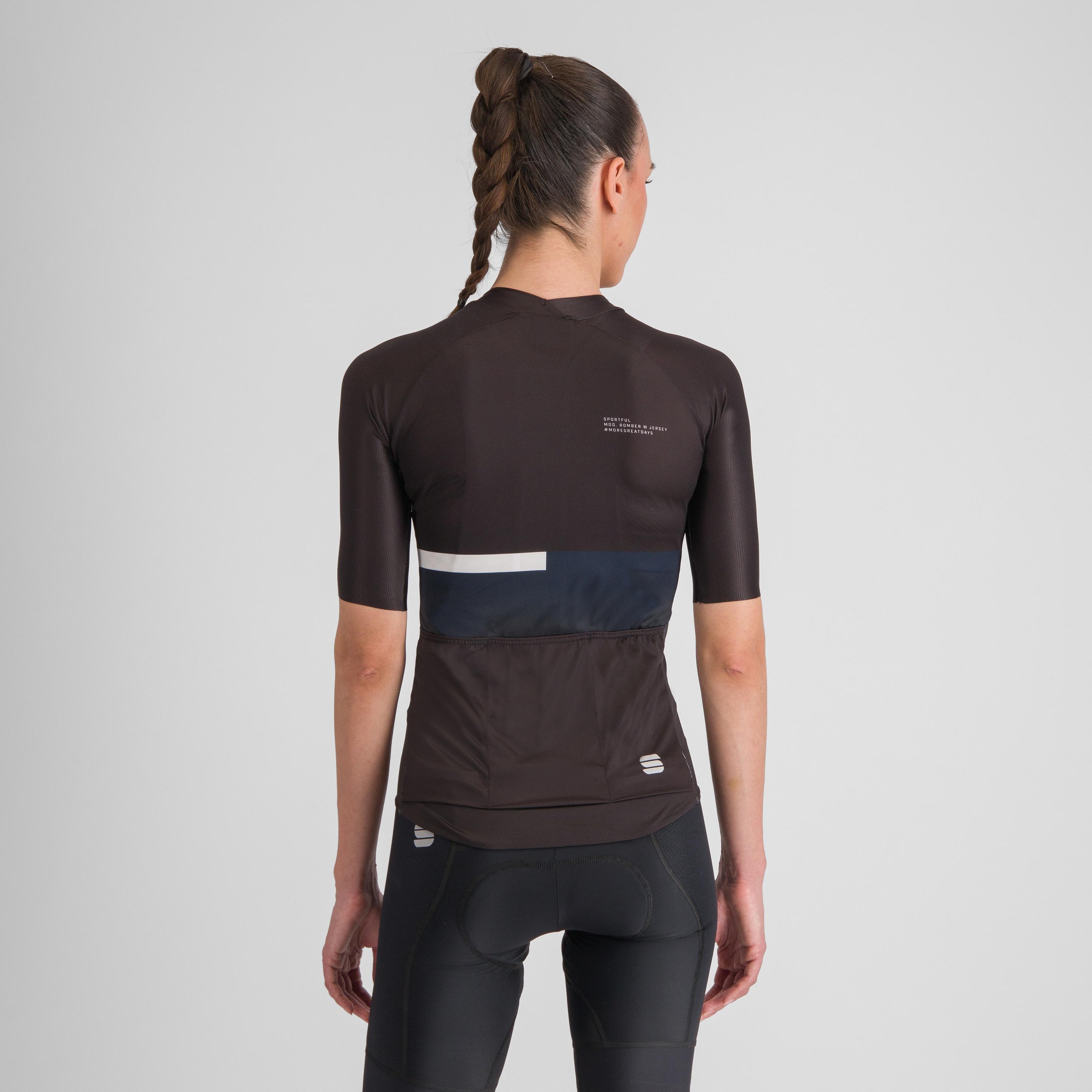 Bomber w jersey - black white - sportful