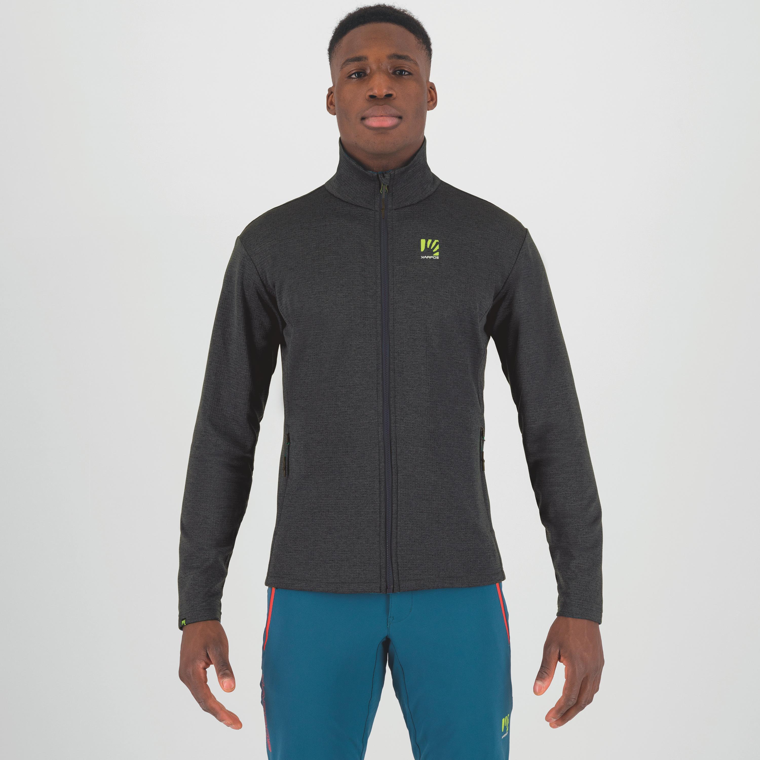 Pizzocco full zip fleece - black - karpos