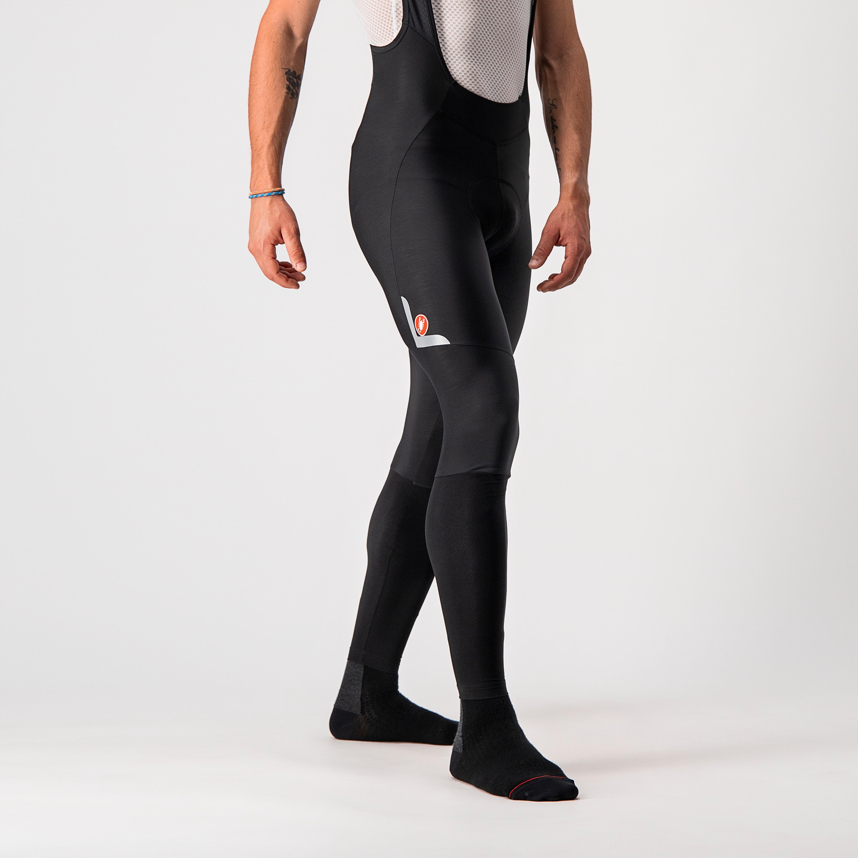 Velocissimo 5 bibtight - black/silver reflex - castelli