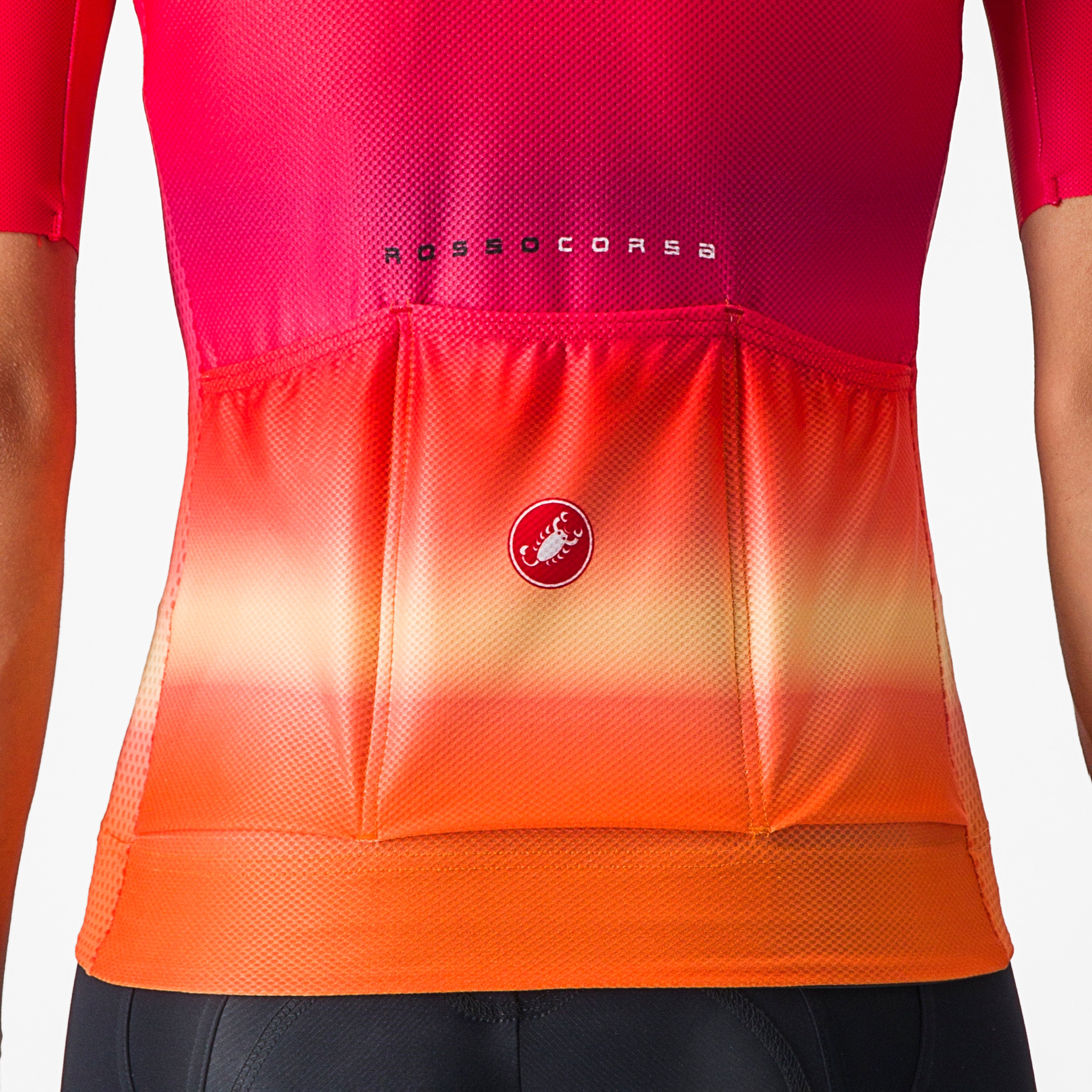 Climber's 4.0 w jersey - hibiscus/pink-ornge - castelli