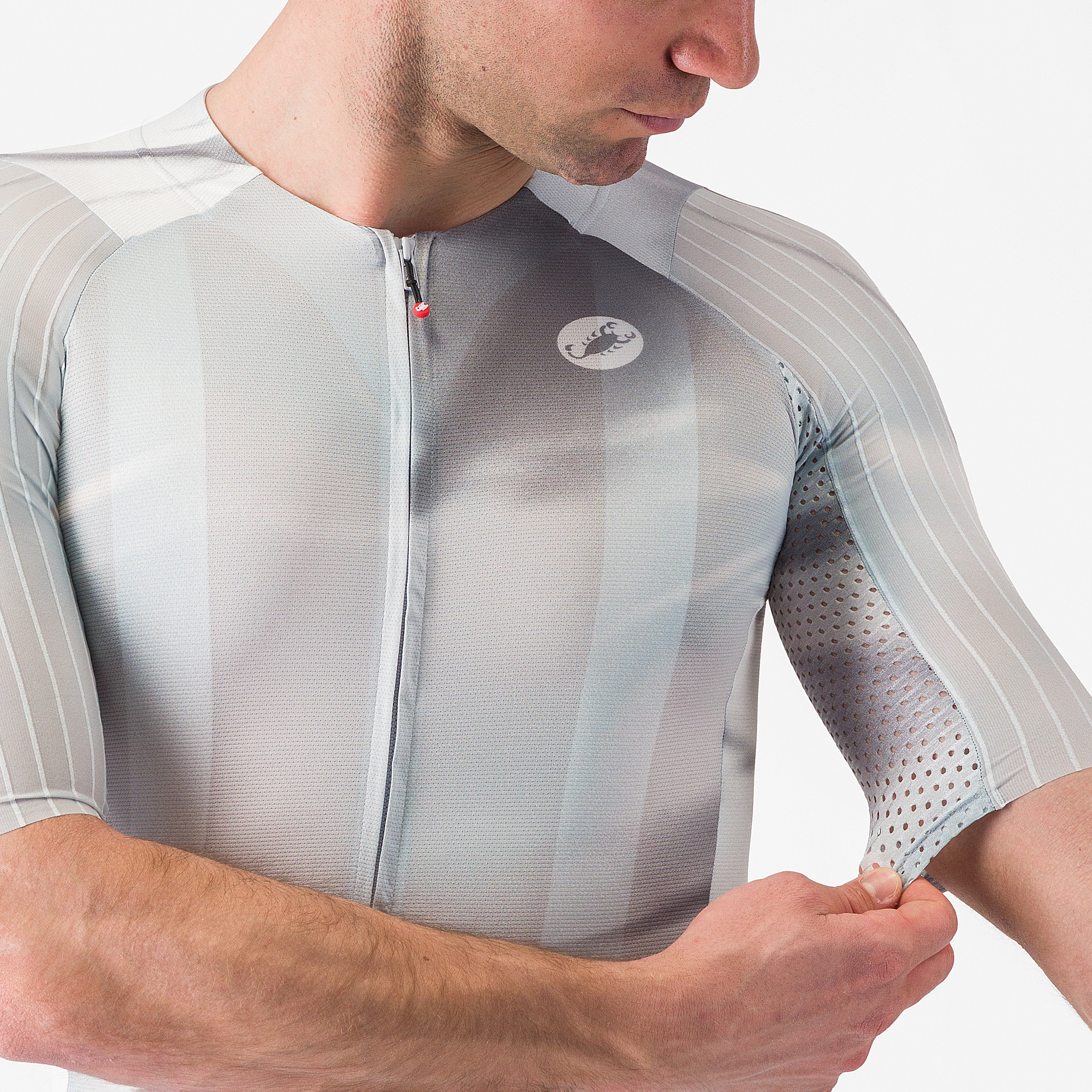 Aero race 8s jersey - silver gray/smoky gray - castelli