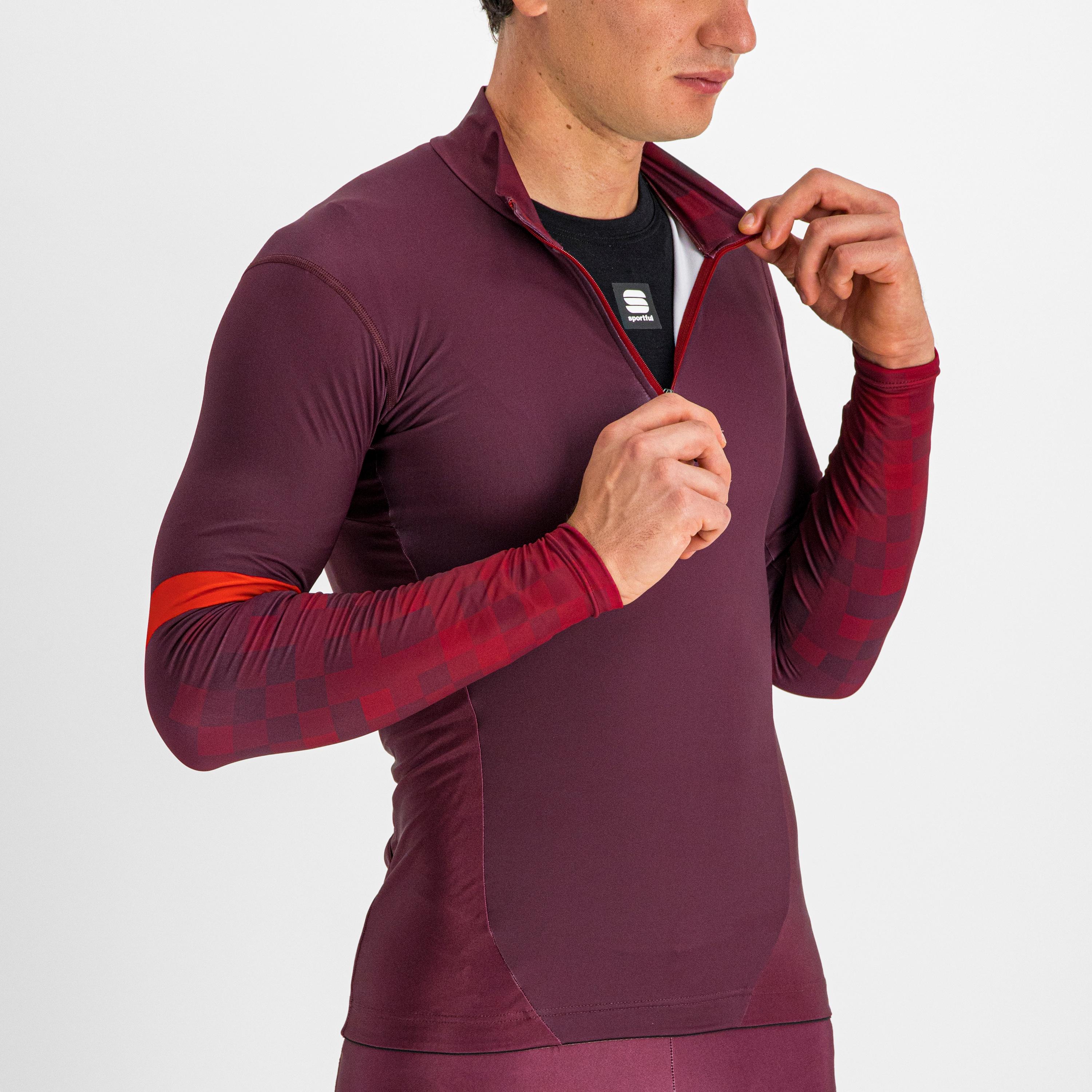 Squadra jersey - red wine / red rumba - sportful