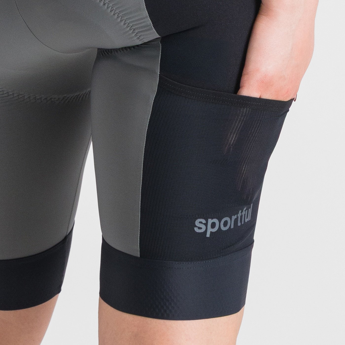Supergiara 2 w bibshort - gun metal / black - sportful