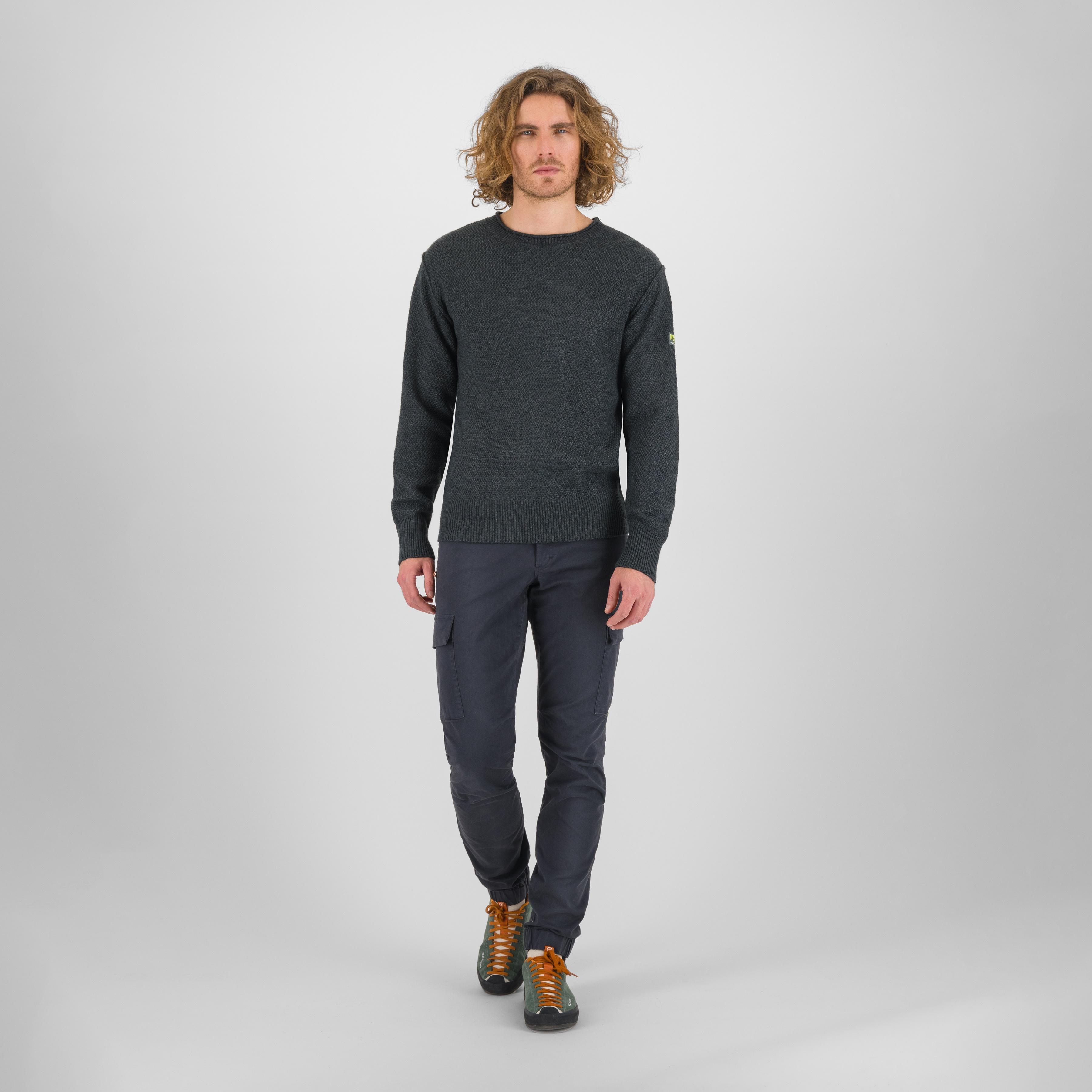 Ermellino crewneck sweater - woodl.gray - karpos