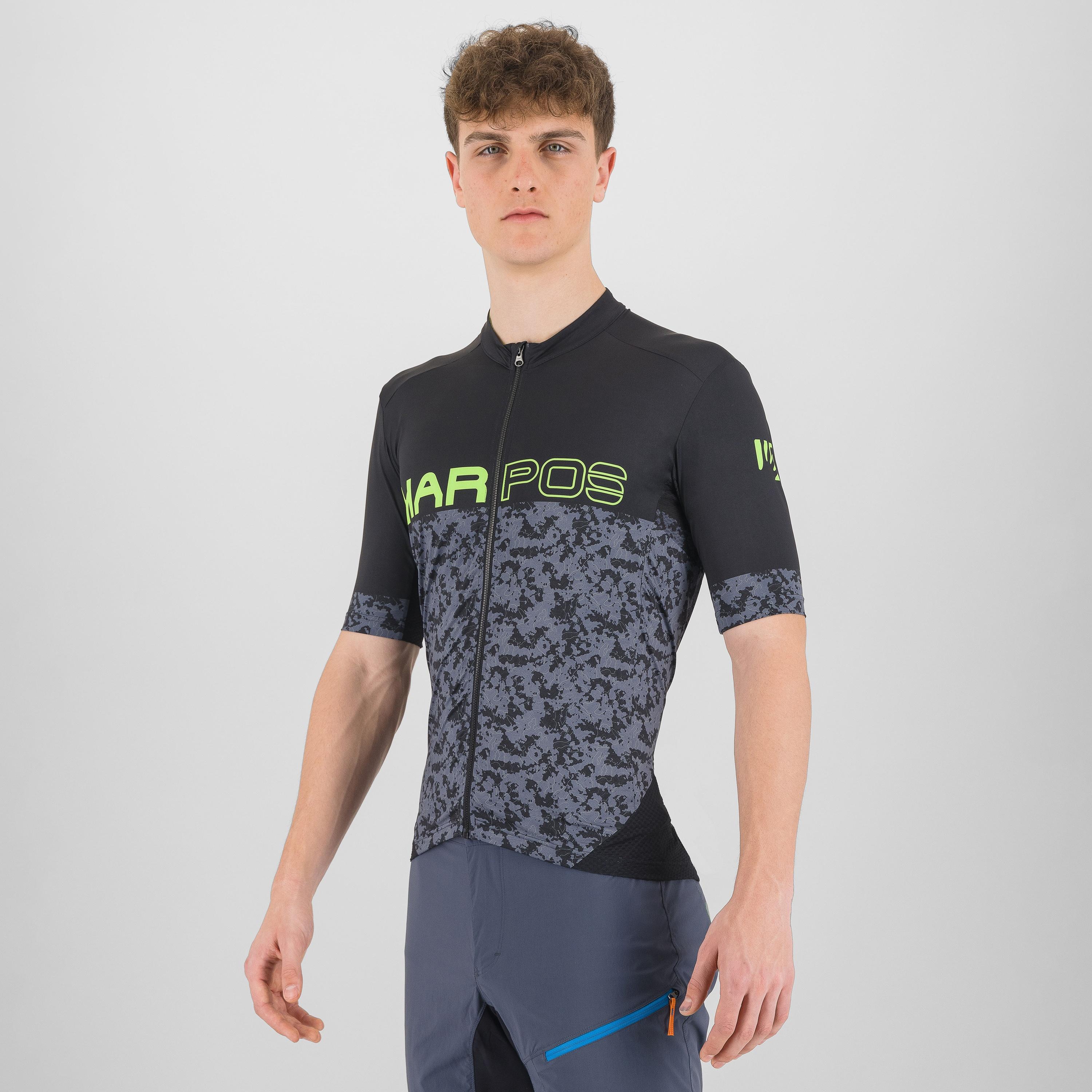 Jump jersey - black/ombre blue/green fluo - karpos
