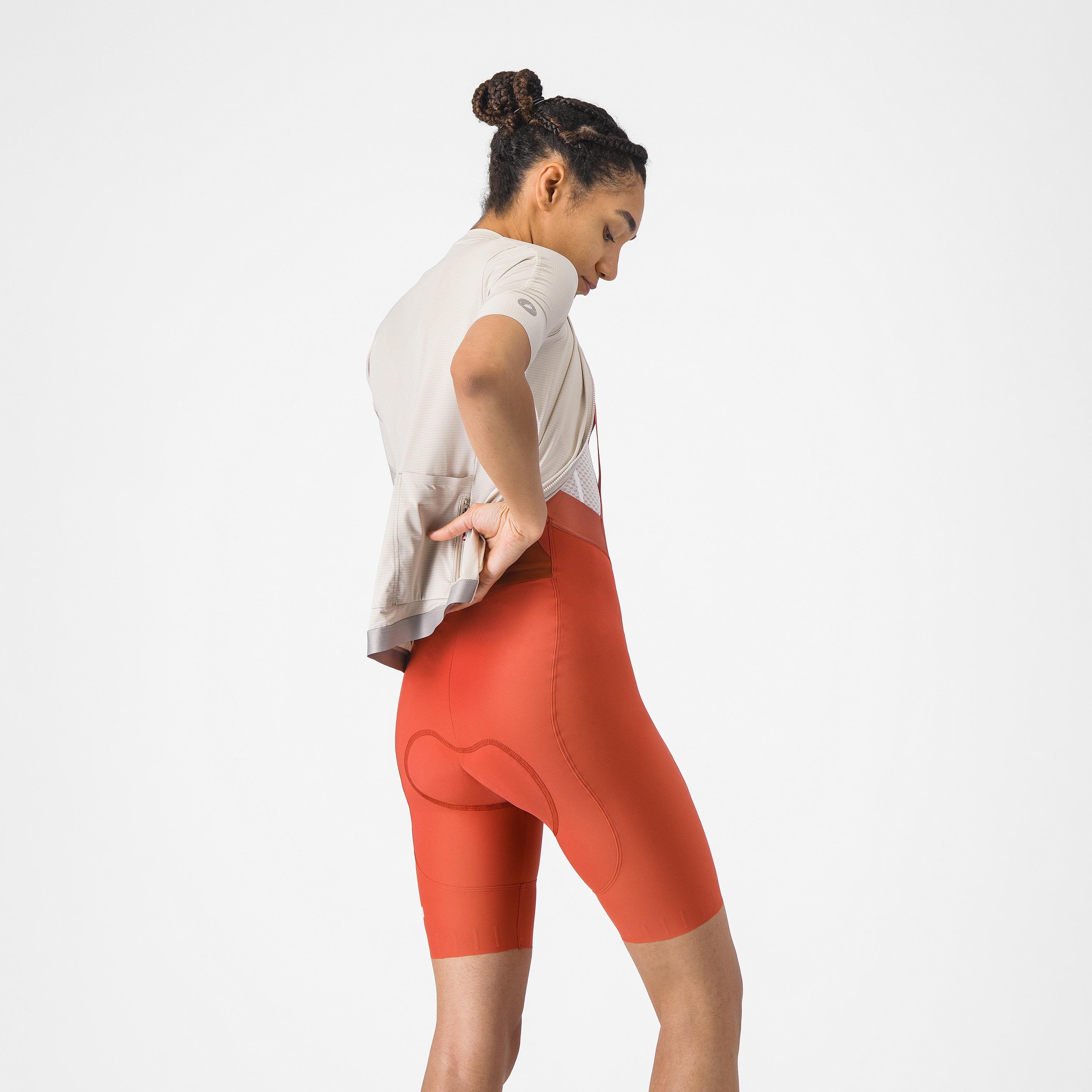 Espresso 2 w dt bibshort - paprika - castelli