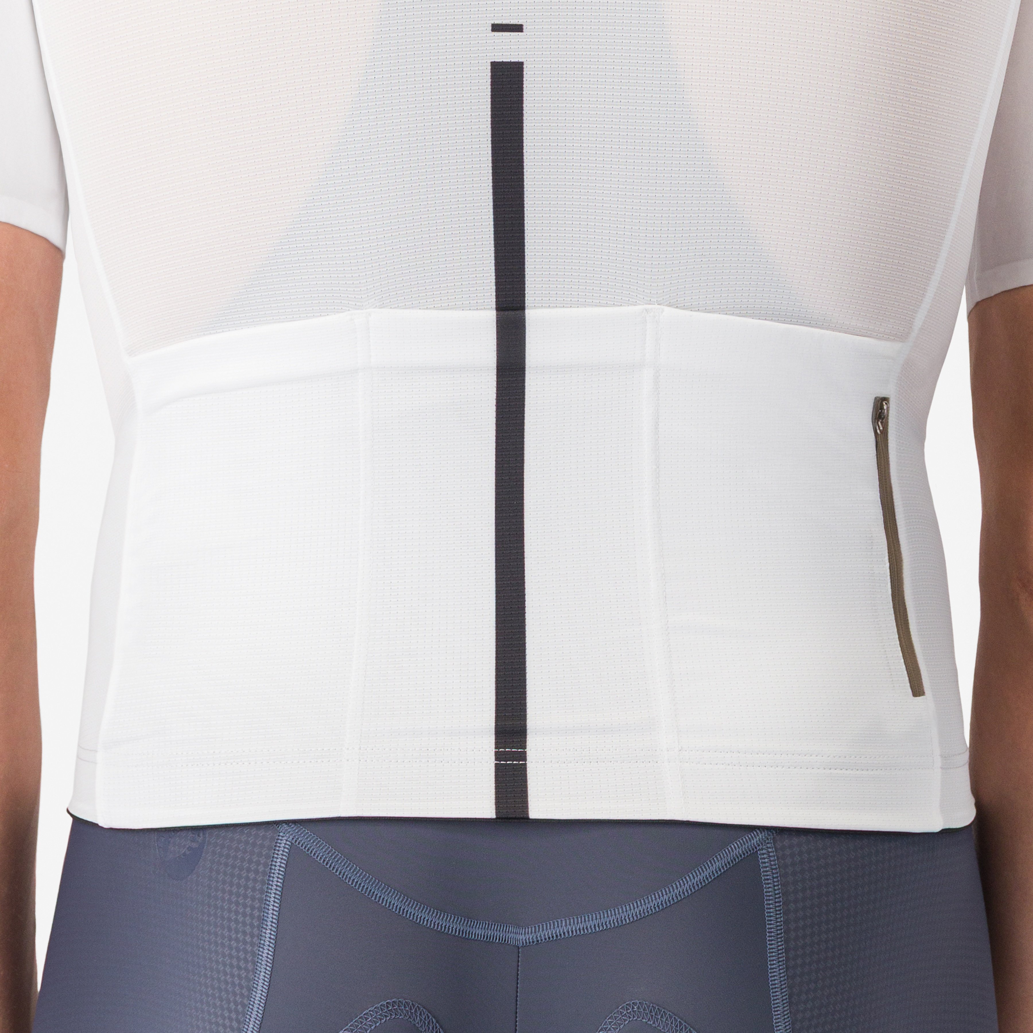 Drittone logo jersey - white/black - castelli